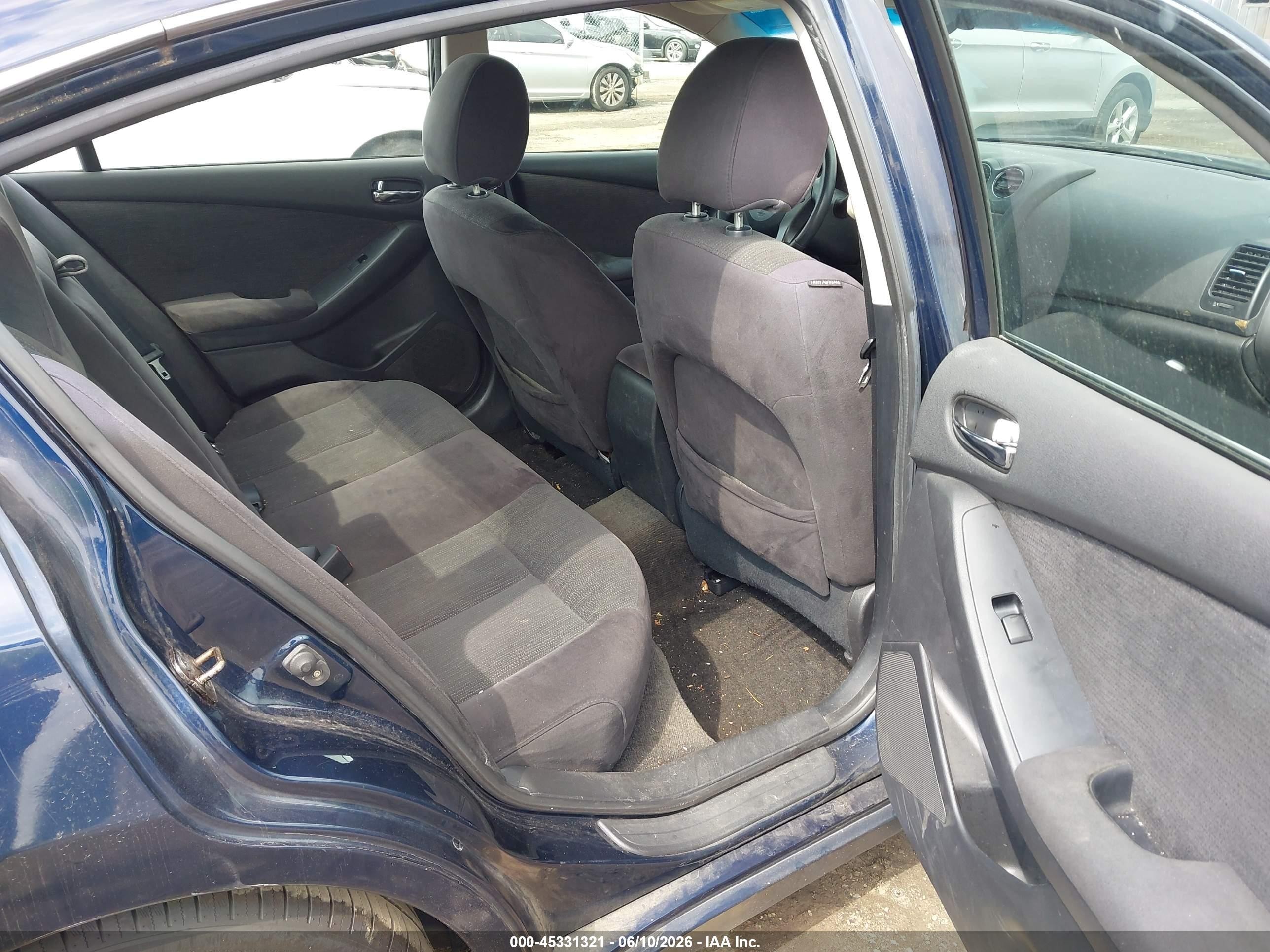 2010 Nissan Altima 2.5 S Navy vin: 1N4AL2AP9AN537723