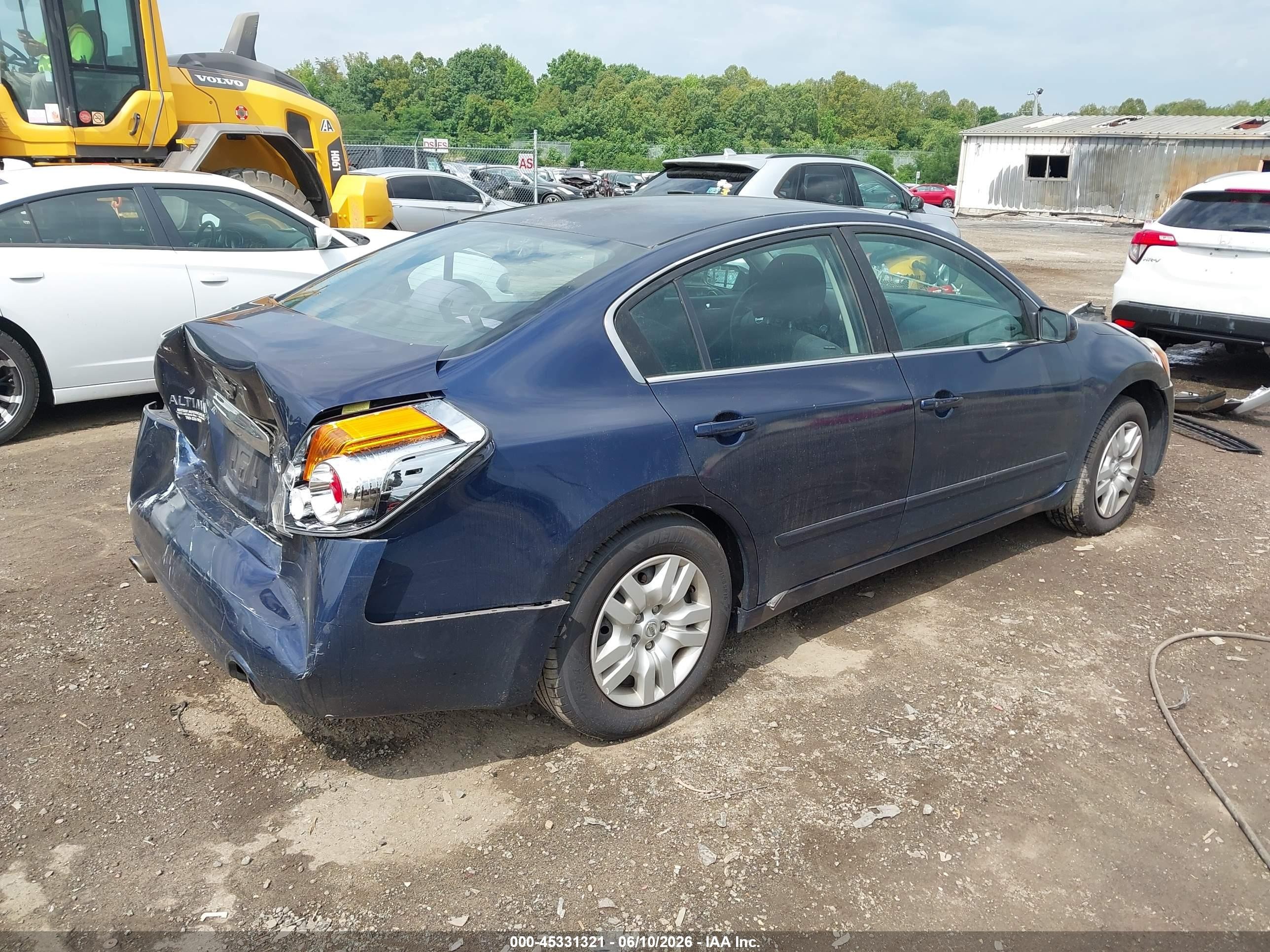 2010 Nissan Altima 2.5 S Navy vin: 1N4AL2AP9AN537723