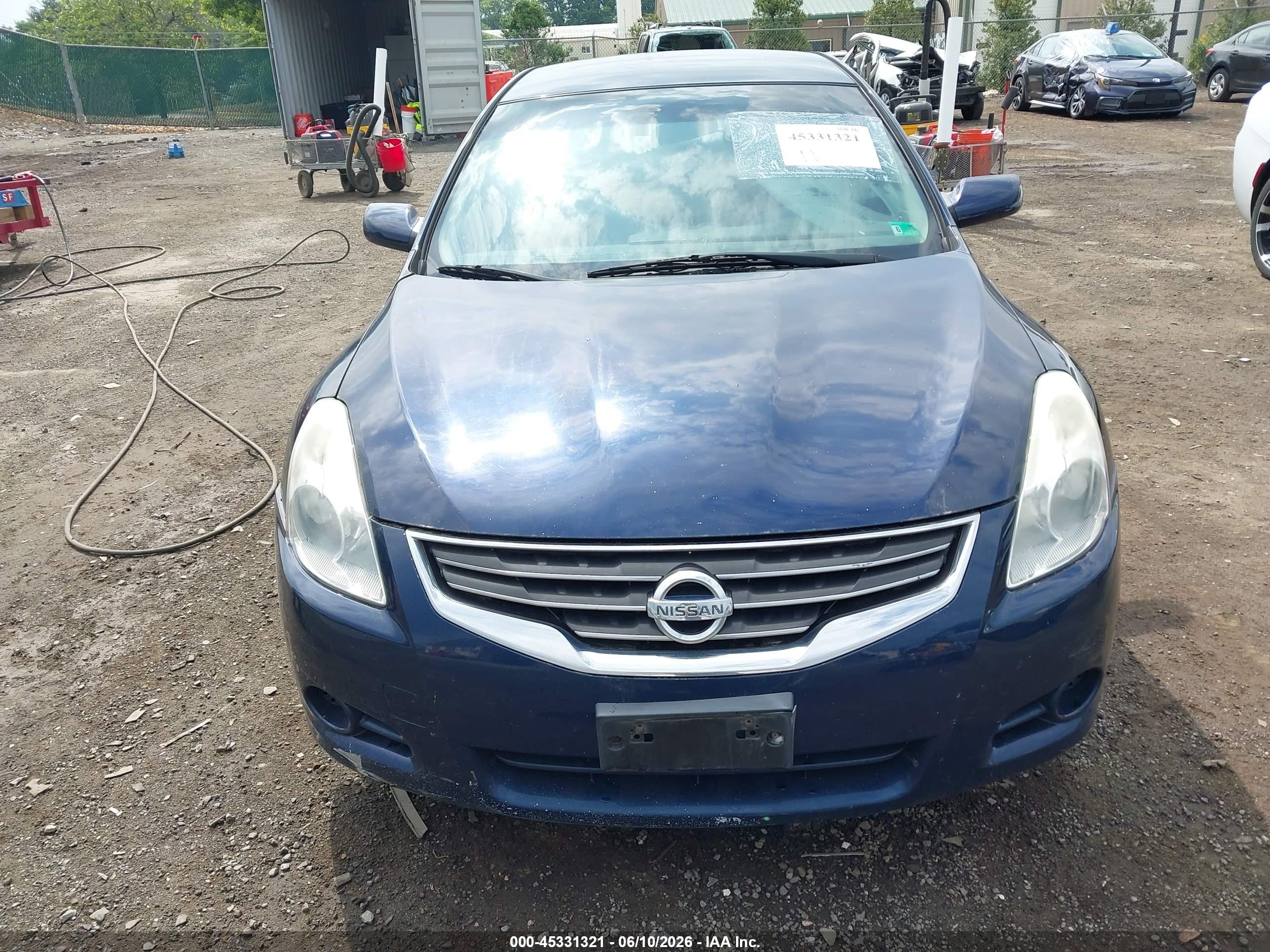2010 Nissan Altima 2.5 S Navy vin: 1N4AL2AP9AN537723