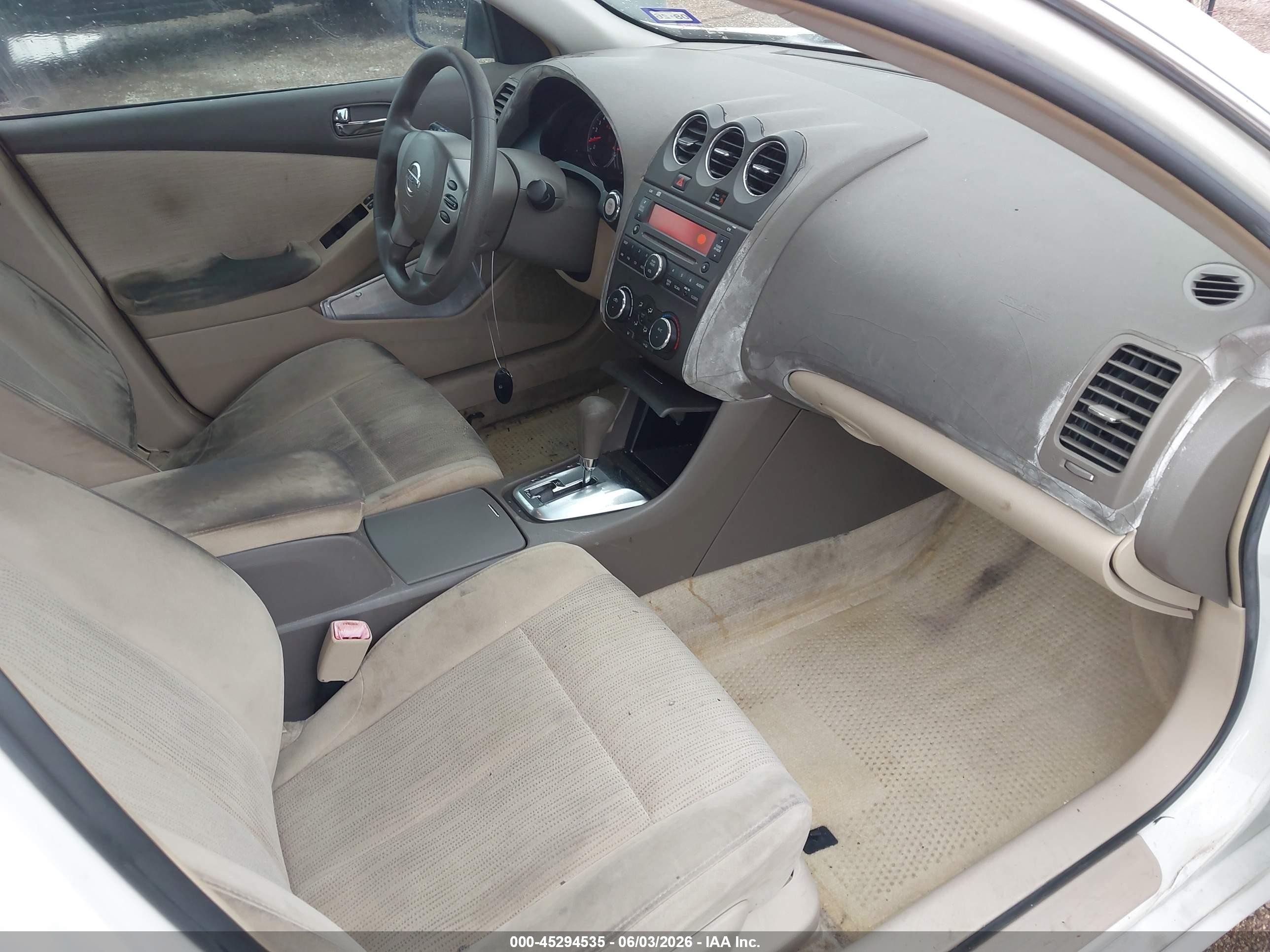 2010 Nissan Altima 2.5 S White vin: 1N4AL2AP9AN546566