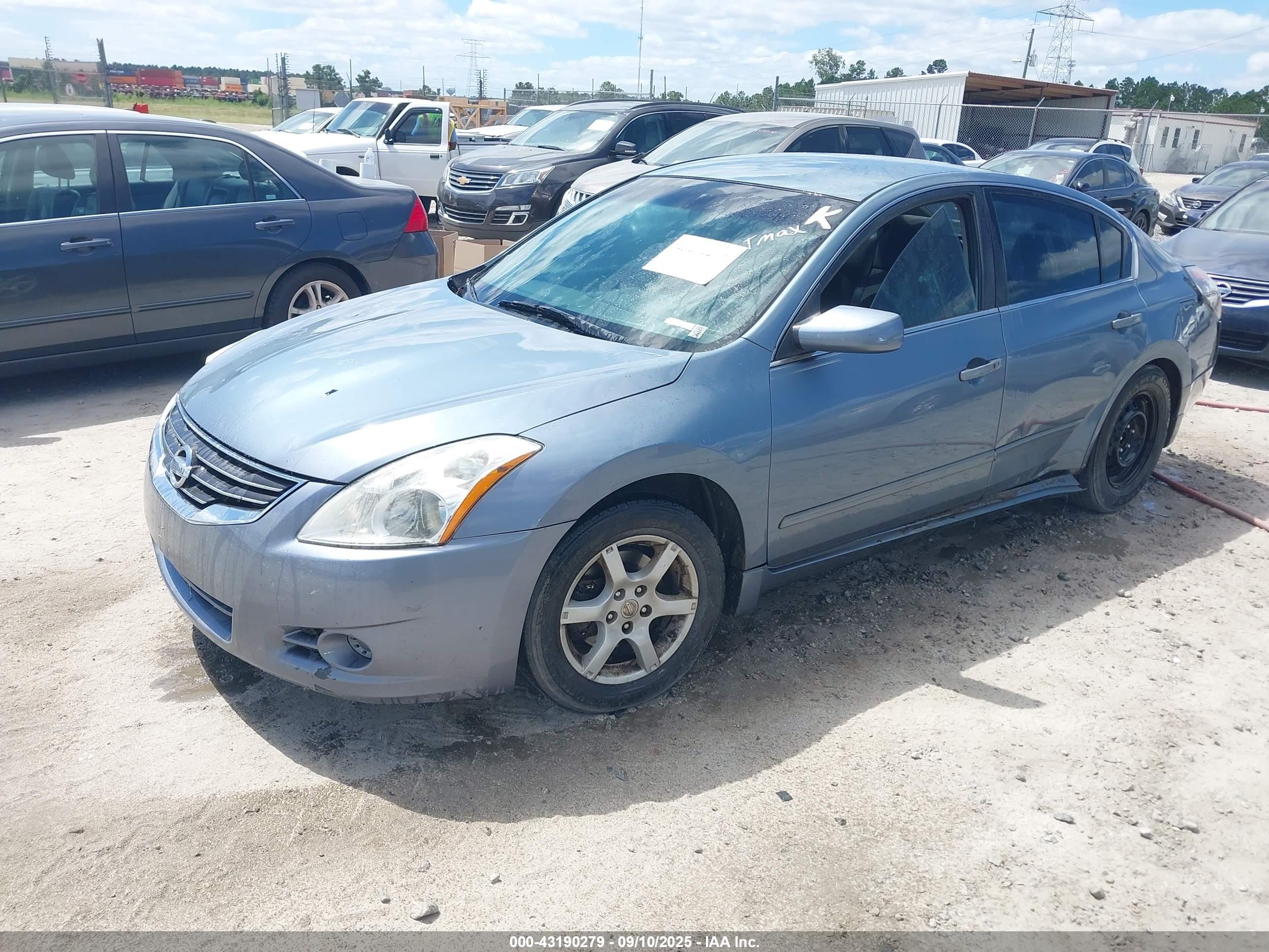 2010 Nissan Altima 2.5 S Blue vin: 1N4AL2AP9AN549578
