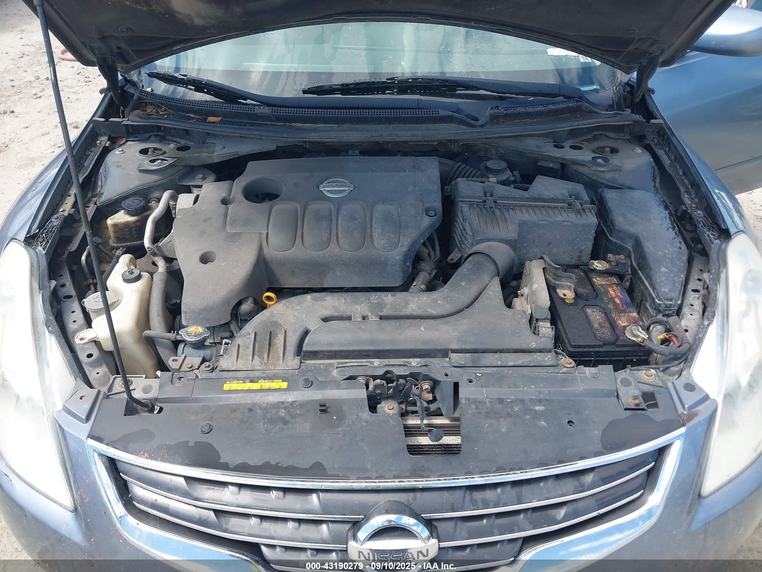 2010 Nissan Altima 2.5 S Blue vin: 1N4AL2AP9AN549578