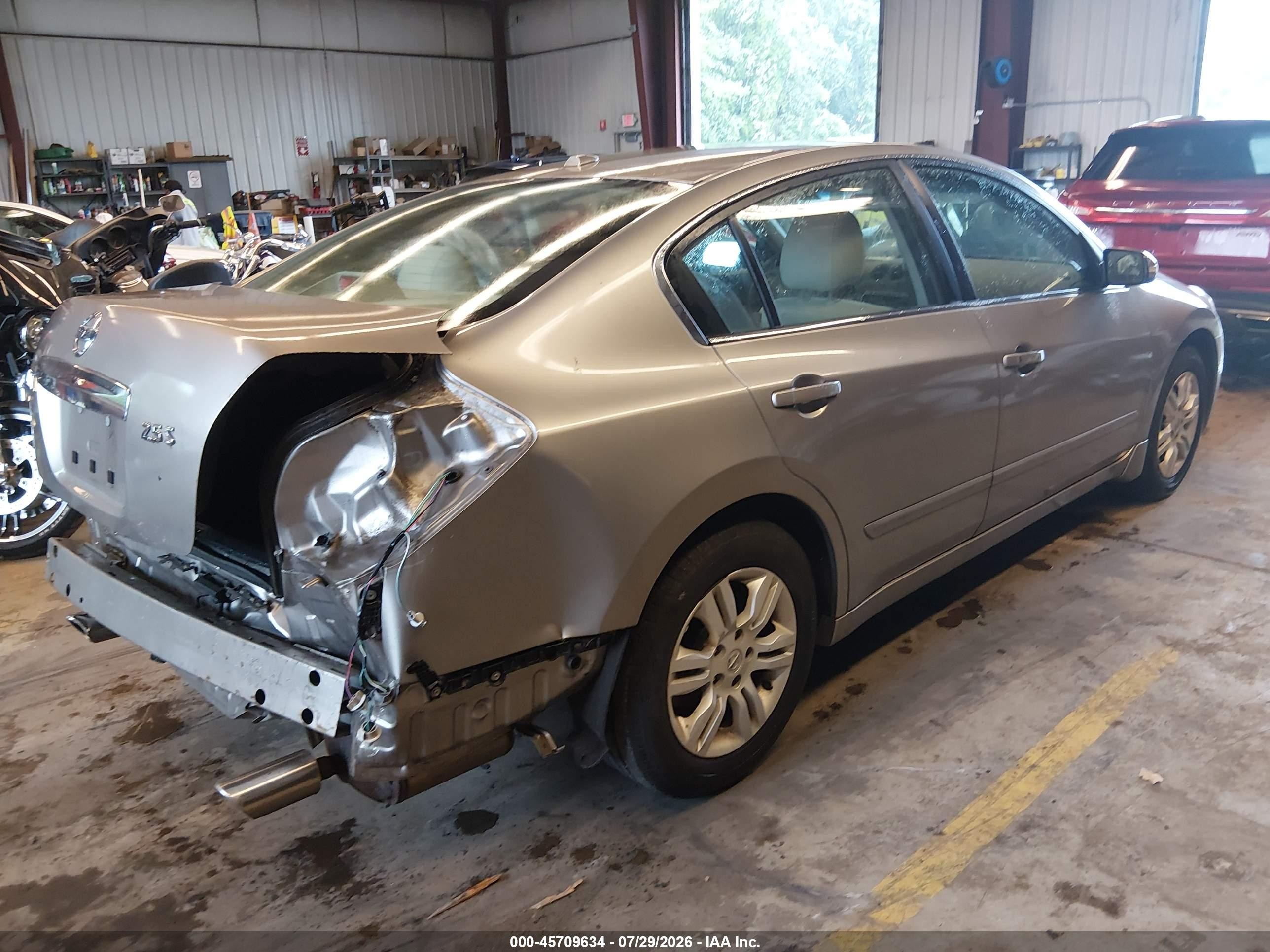 2011 Nissan Altima 2.5 S Tan vin: 1N4AL2AP9BC138663