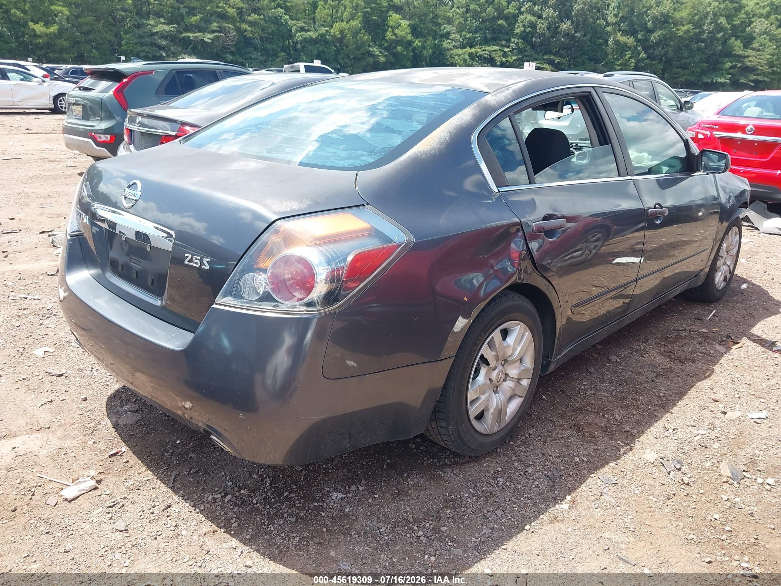 2011 Nissan Altima 2.5 S Black vin: 1N4AL2AP9BC153972