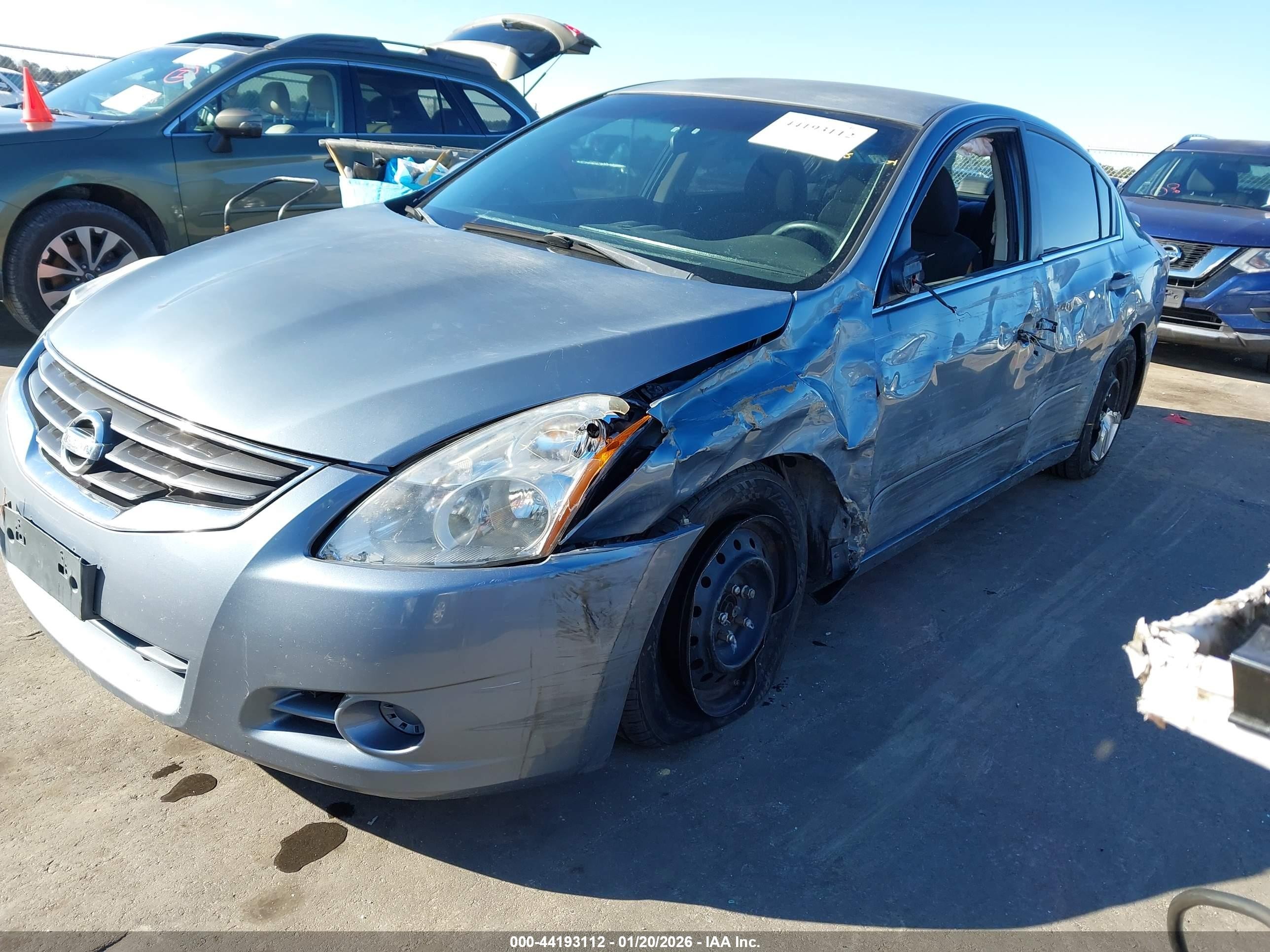 2011 Nissan Altima 2.5 S Blue vin: 1N4AL2AP9BC154829