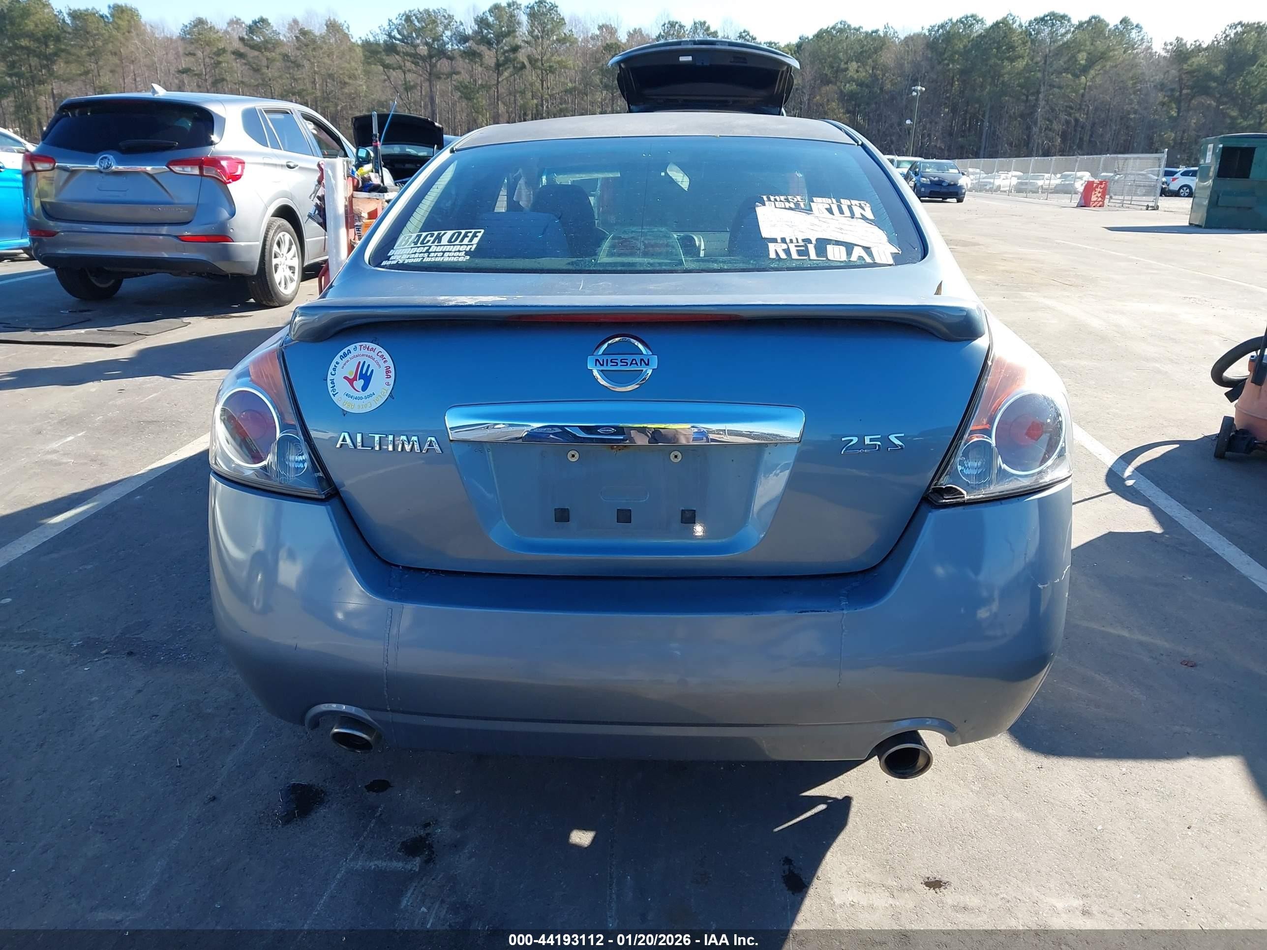 2011 Nissan Altima 2.5 S Blue vin: 1N4AL2AP9BC154829