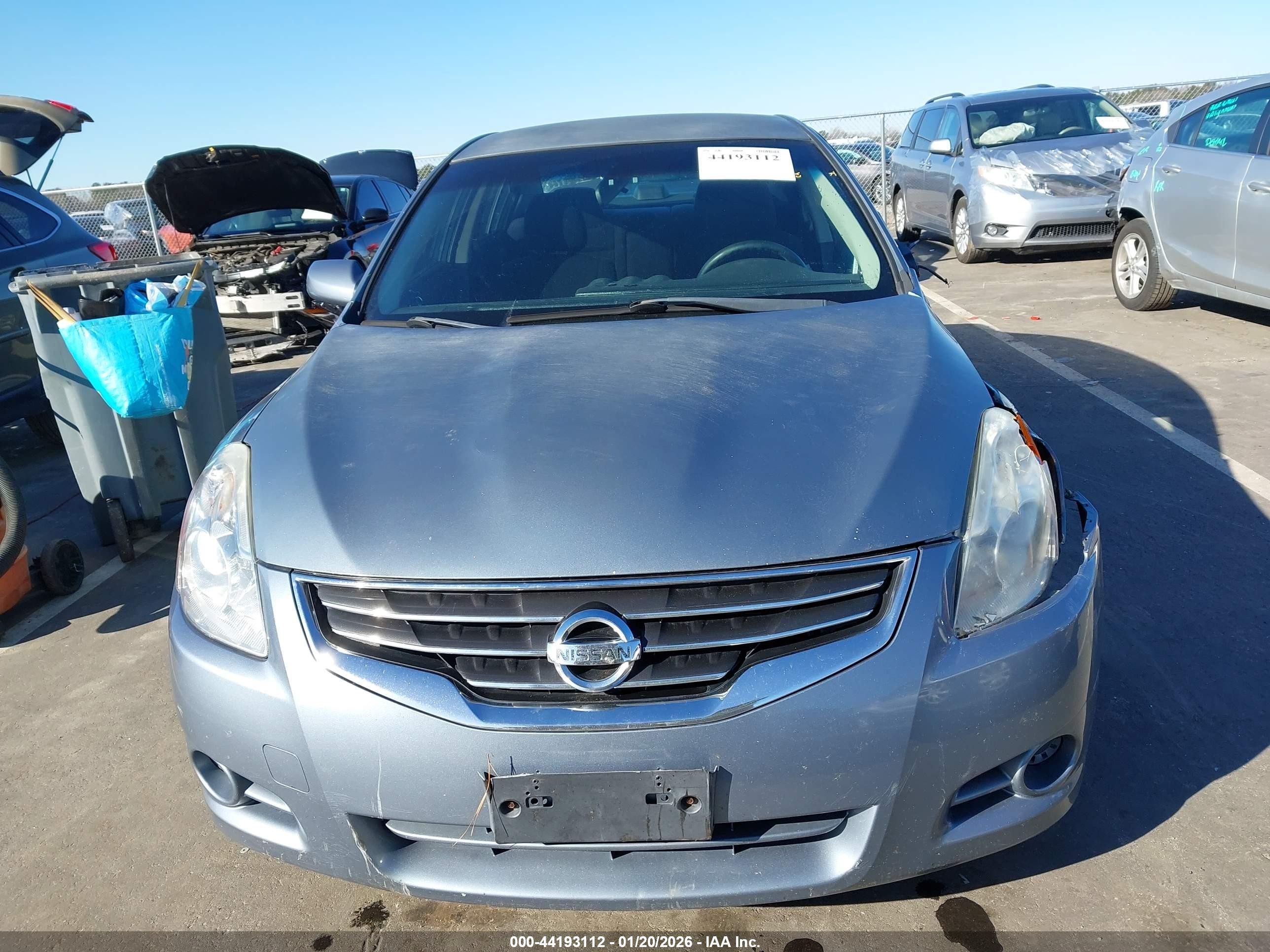 2011 Nissan Altima 2.5 S Blue vin: 1N4AL2AP9BC154829