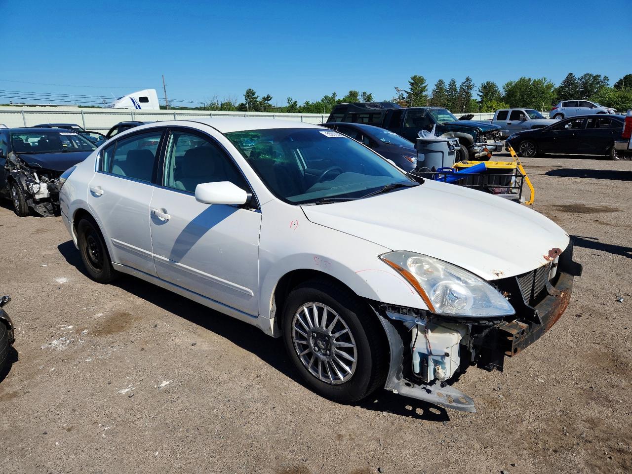 2011 Nissan Altima 2.5 White vin: 1N4AL2AP9BC156371