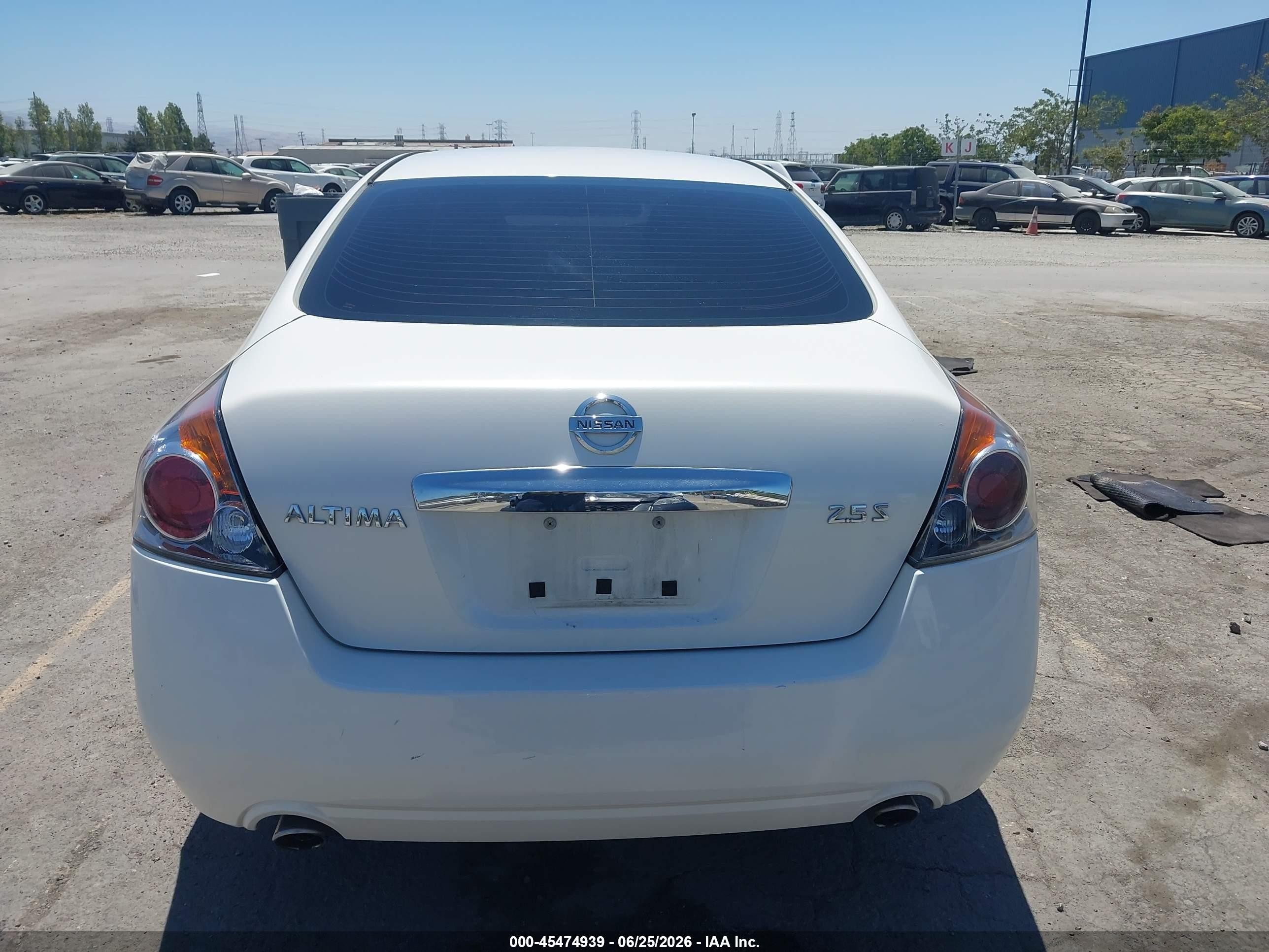 2011 Nissan Altima 2.5 S White vin: 1N4AL2AP9BN413789