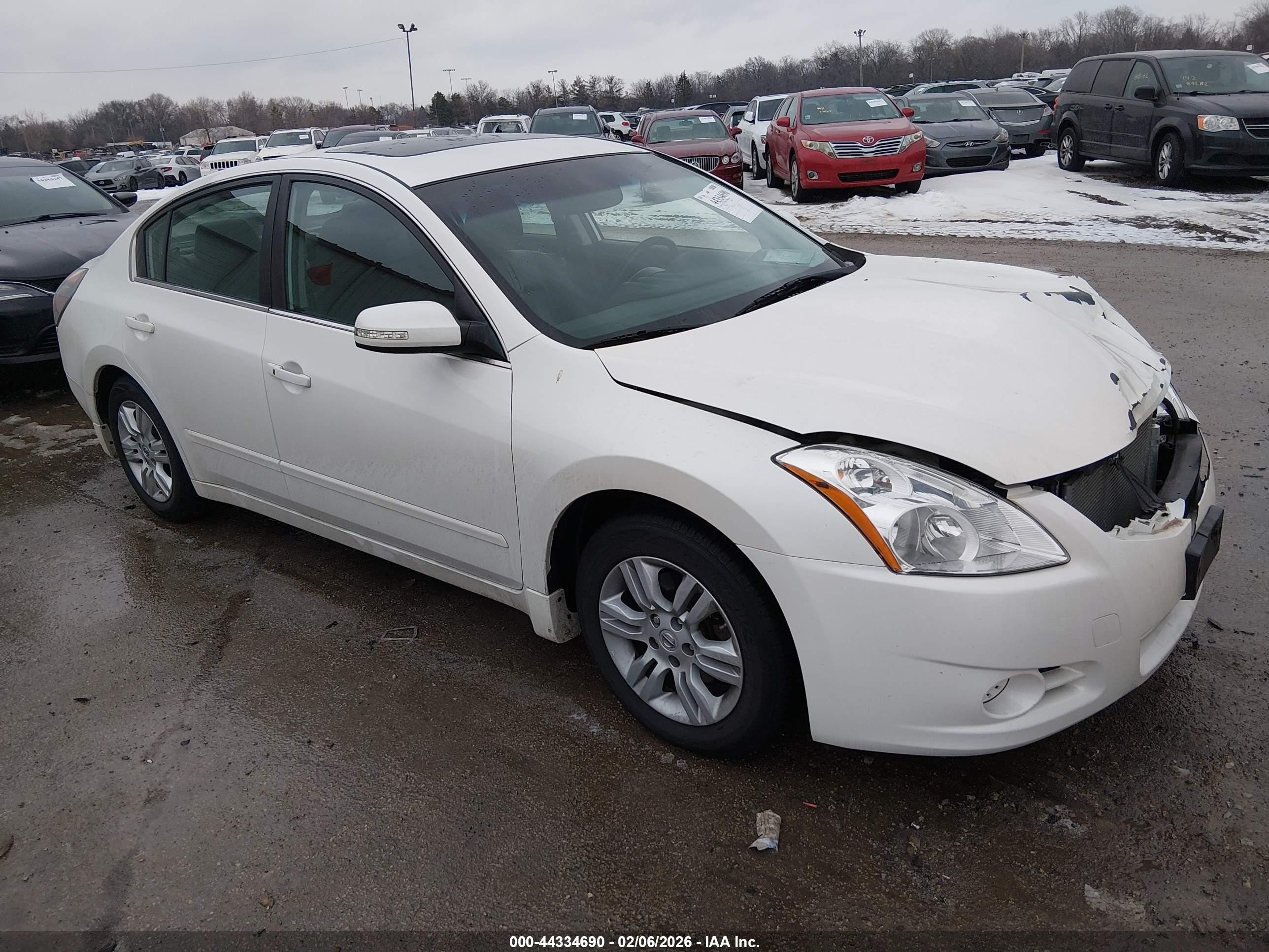 2011 Nissan Altima 2.5 Sl Белый vin: 1N4AL2AP9BN431743