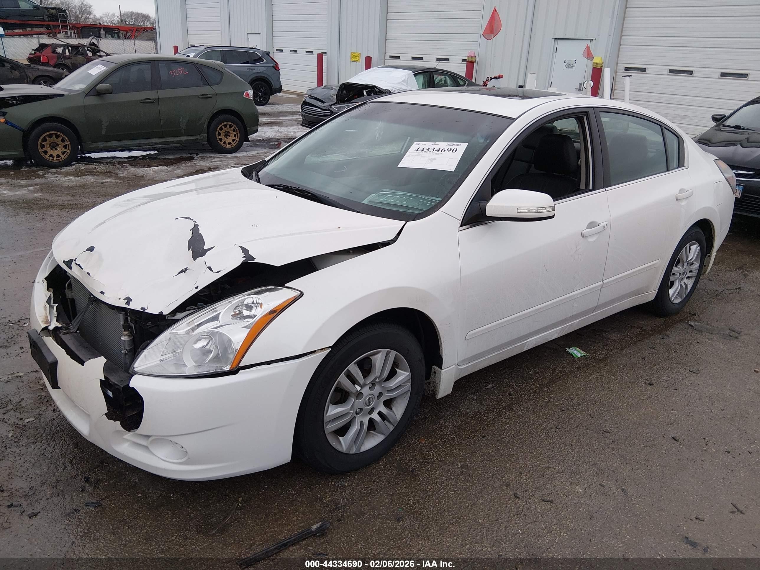 2011 Nissan Altima 2.5 Sl Белый vin: 1N4AL2AP9BN431743