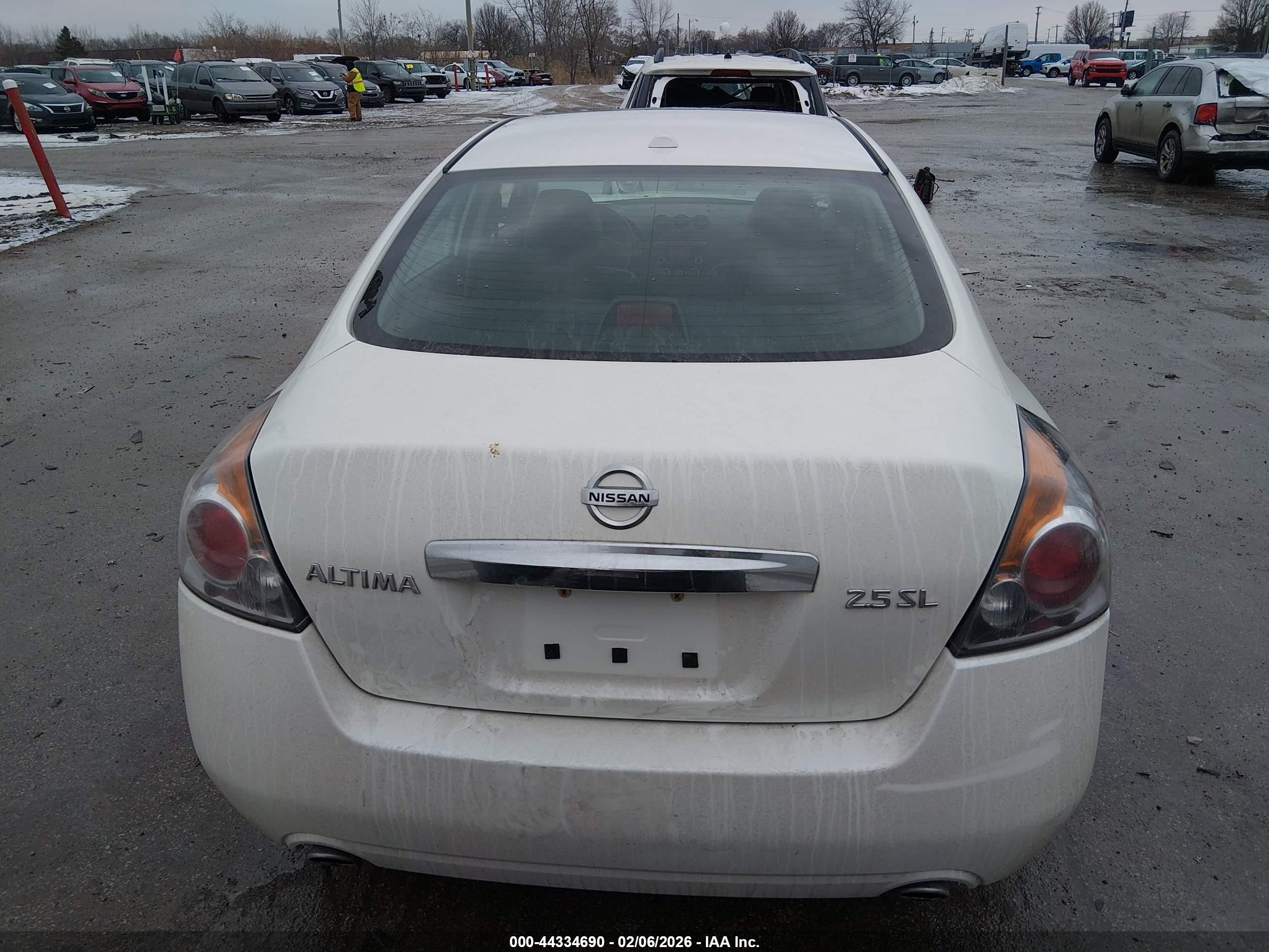 2011 Nissan Altima 2.5 Sl Белый vin: 1N4AL2AP9BN431743