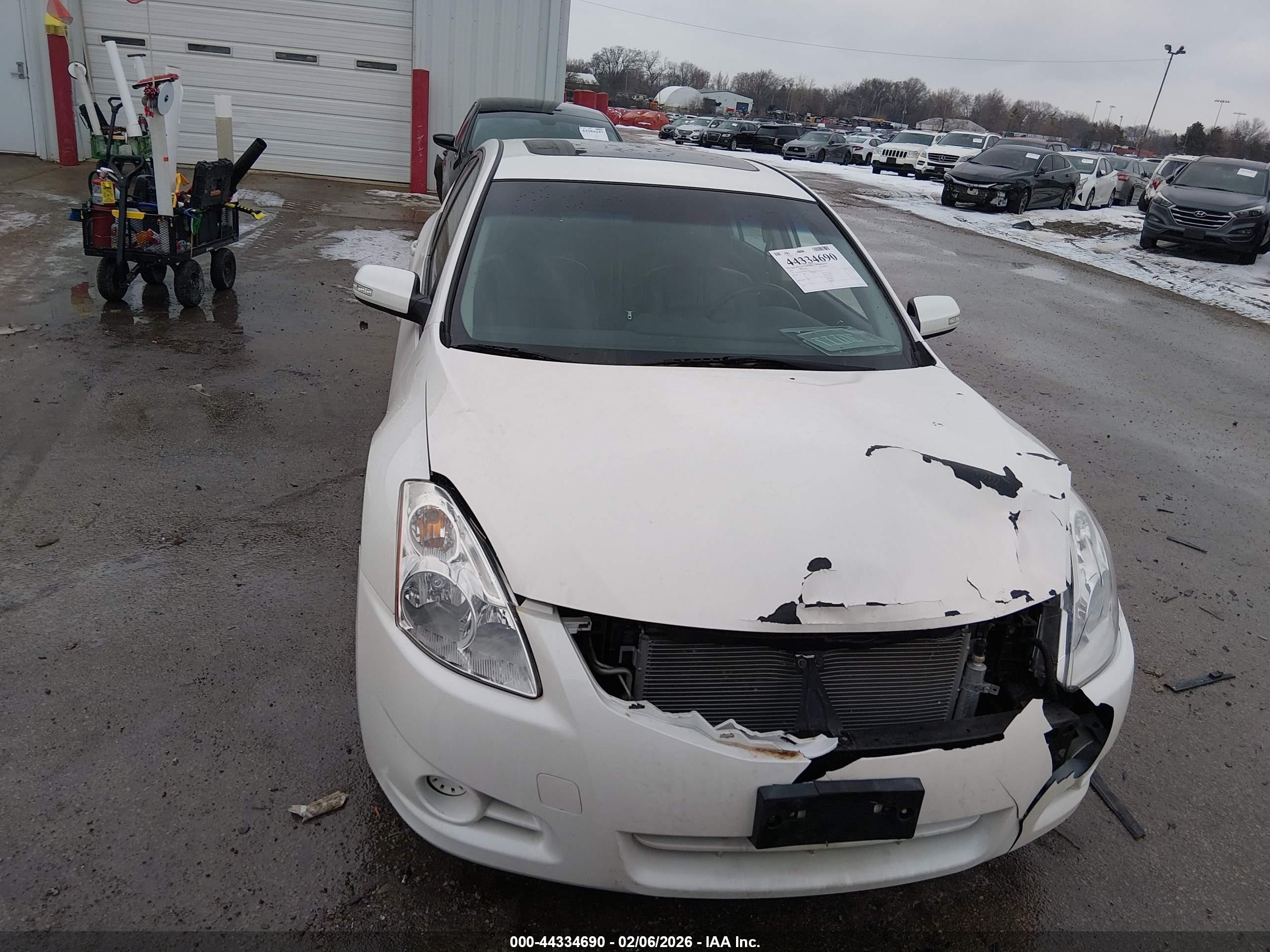 2011 Nissan Altima 2.5 Sl Белый vin: 1N4AL2AP9BN431743