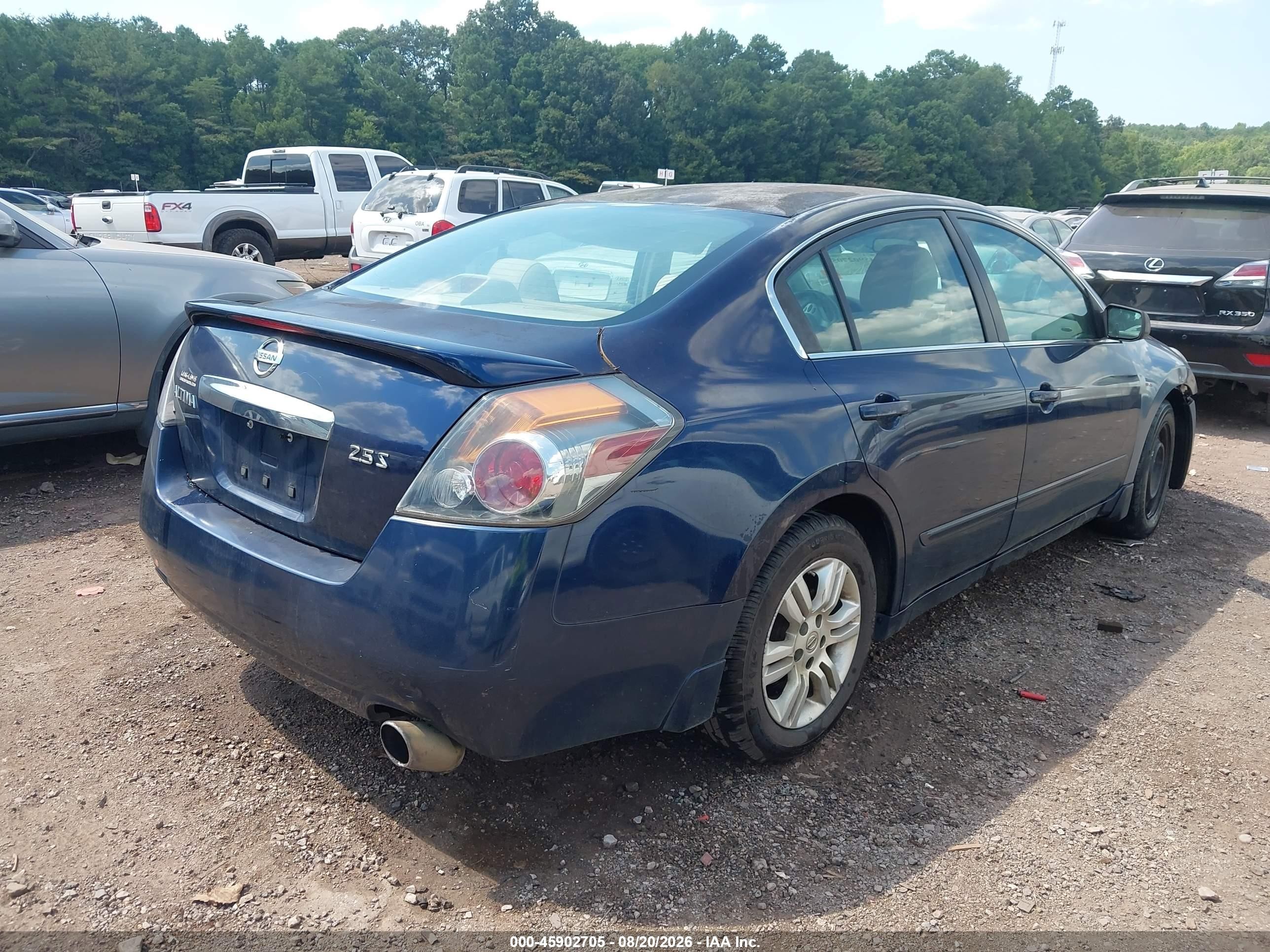 2011 Nissan Altima 2.5 S Blue vin: 1N4AL2AP9BN439177