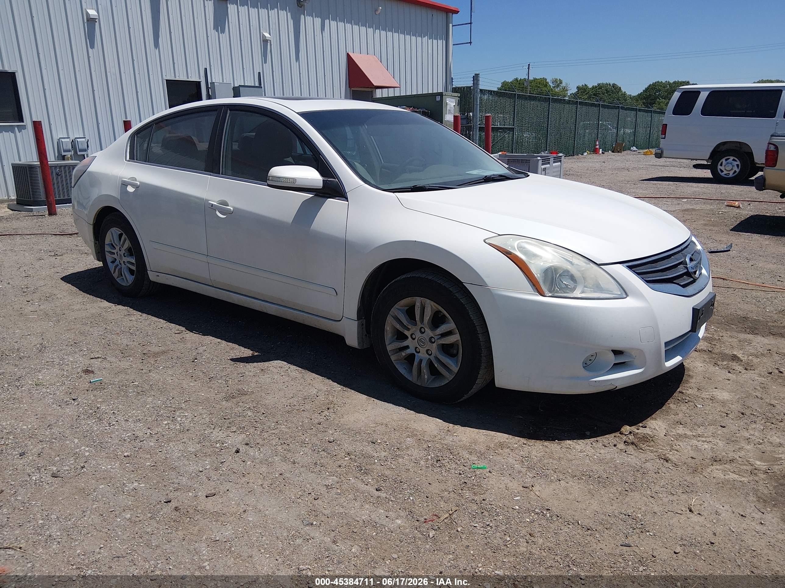 2011 Nissan Altima 2.5 S White vin: 1N4AL2AP9BN441883