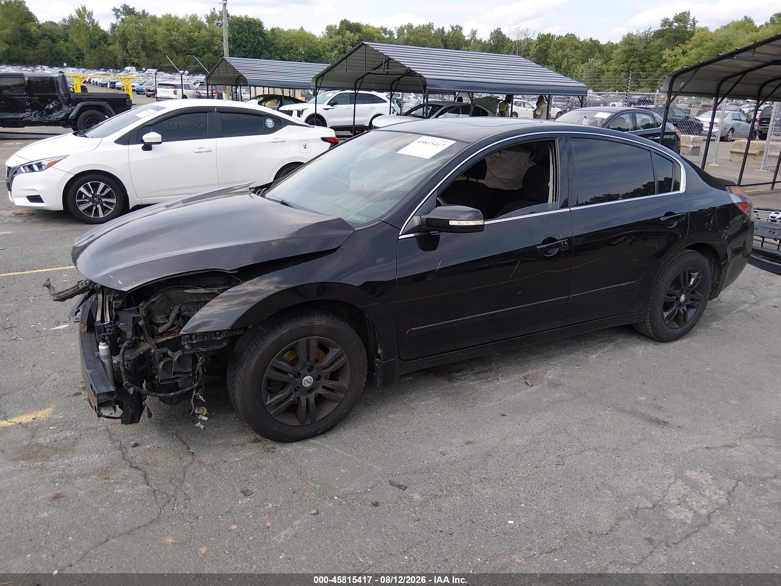 2011 Nissan Altima 2.5 S Black vin: 1N4AL2AP9BN482255