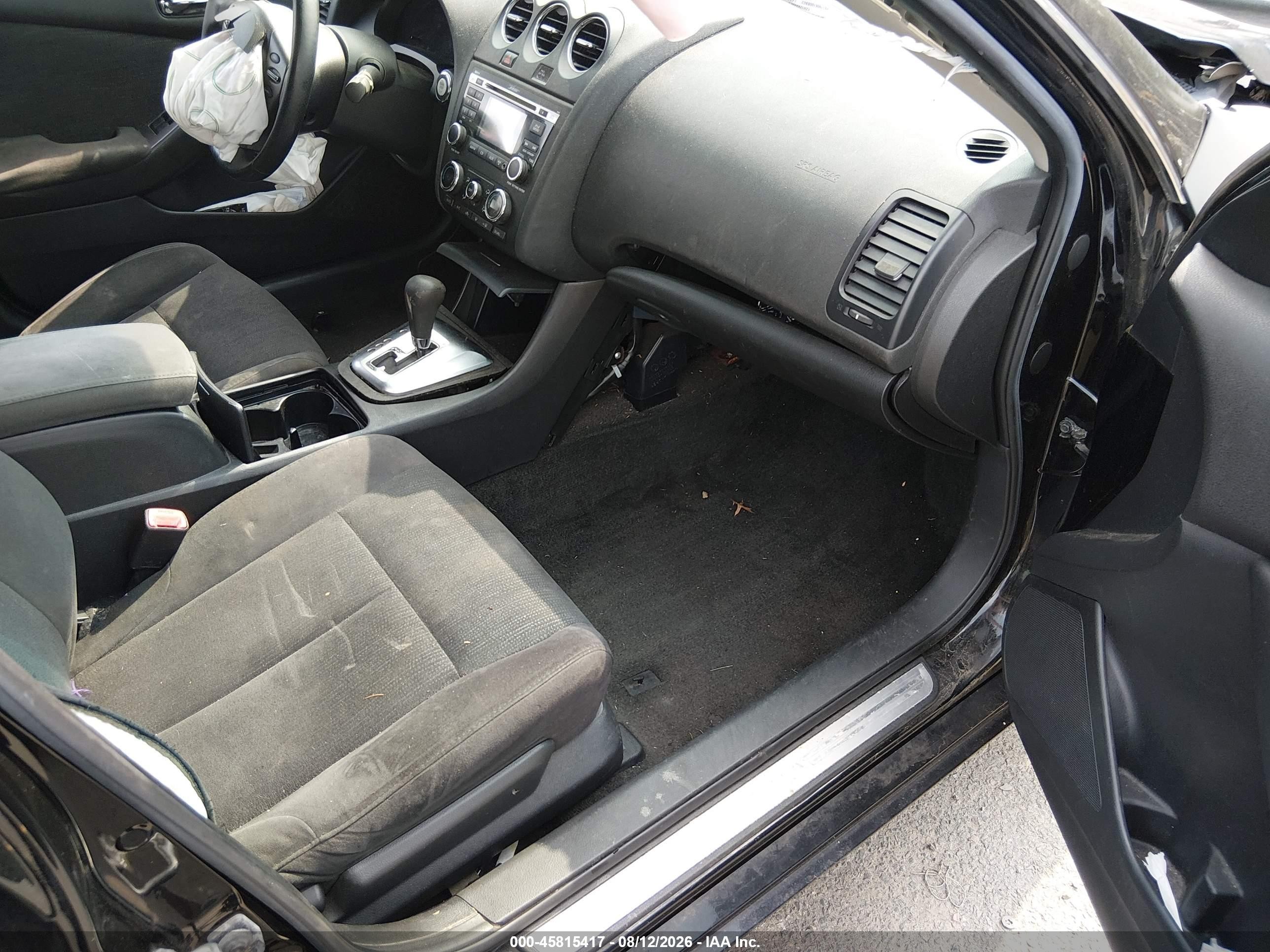 2011 Nissan Altima 2.5 S Black vin: 1N4AL2AP9BN482255