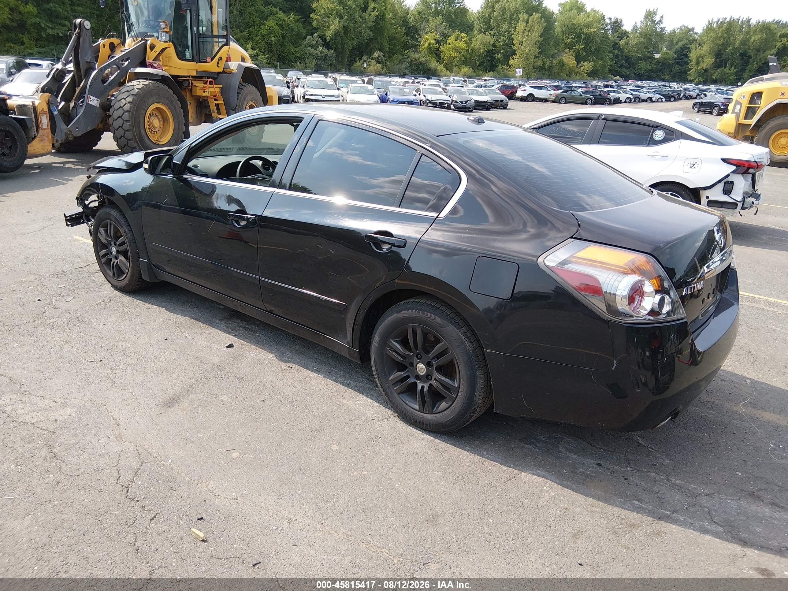 2011 Nissan Altima 2.5 S Black vin: 1N4AL2AP9BN482255