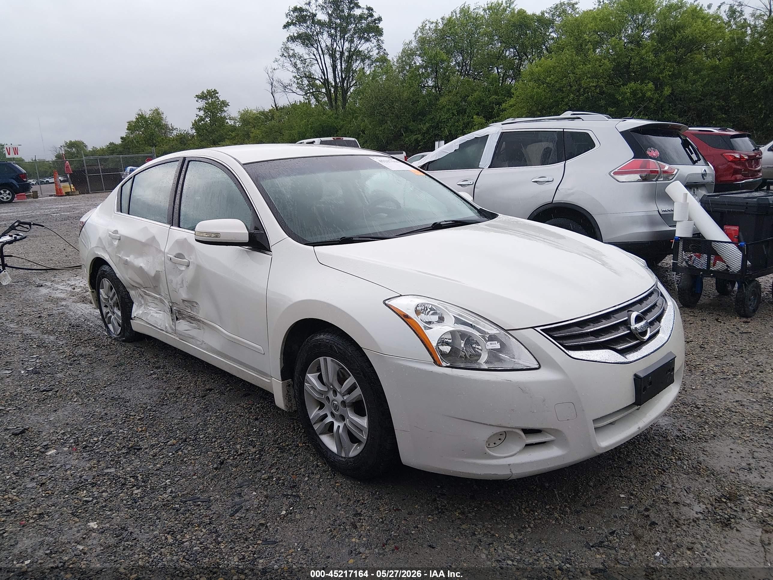 2011 Nissan Altima 2.5 S White vin: 1N4AL2AP9BN489044