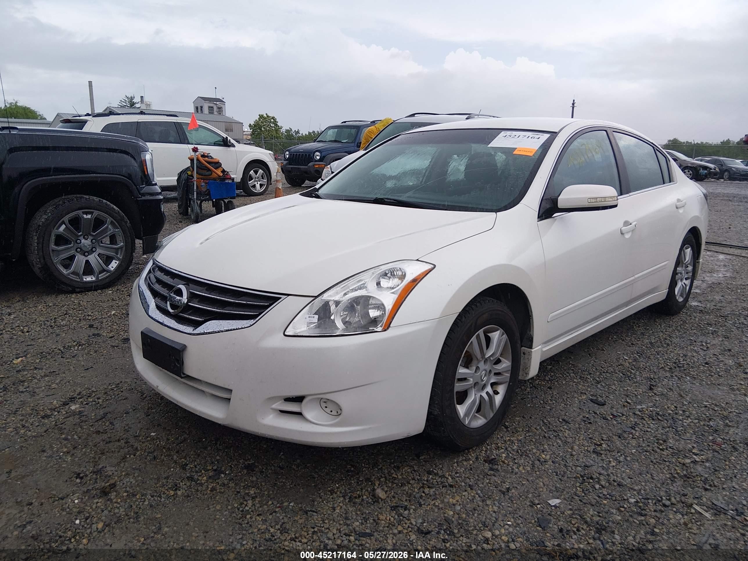 2011 Nissan Altima 2.5 S White vin: 1N4AL2AP9BN489044