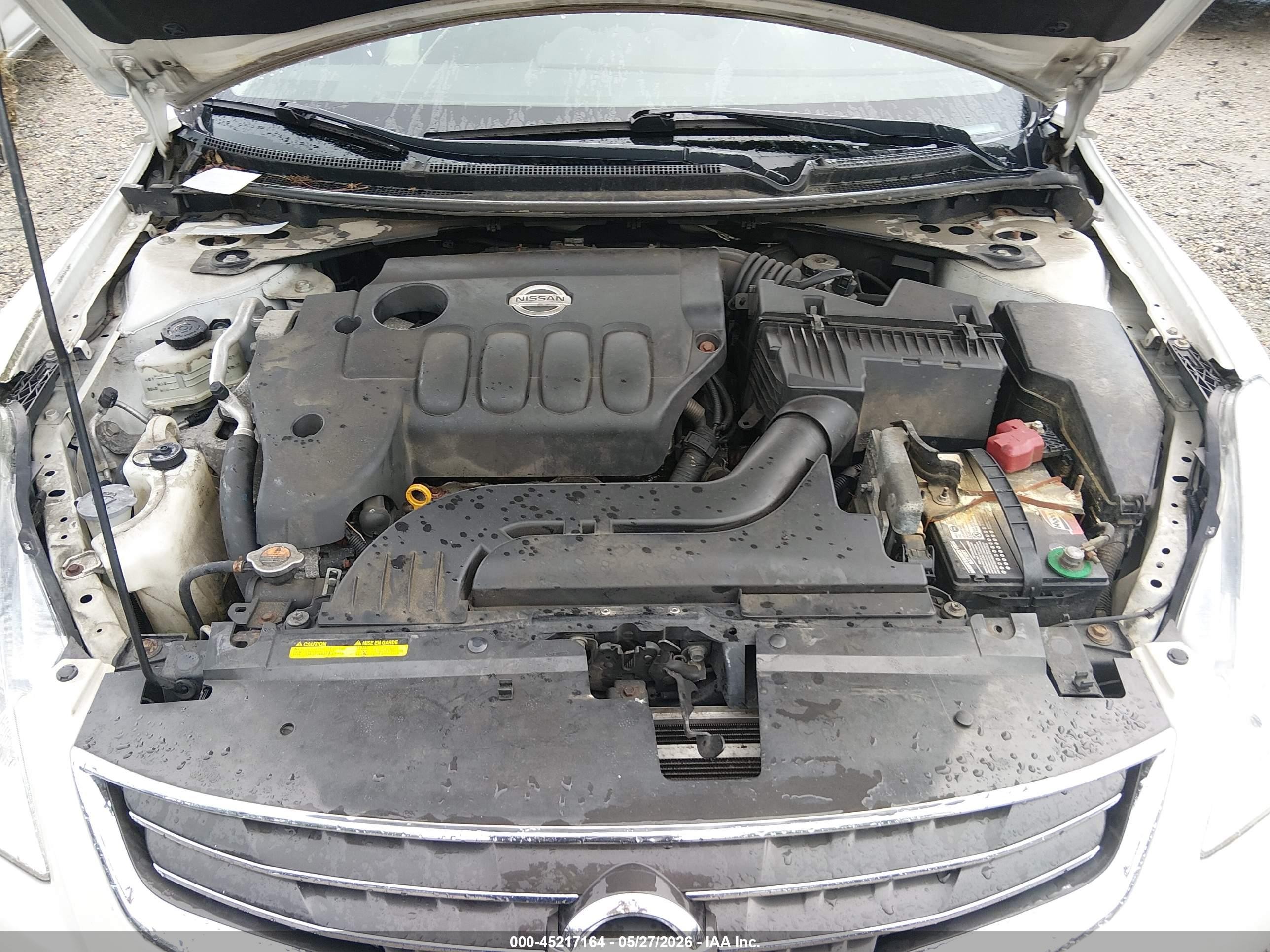 2011 Nissan Altima 2.5 S White vin: 1N4AL2AP9BN489044