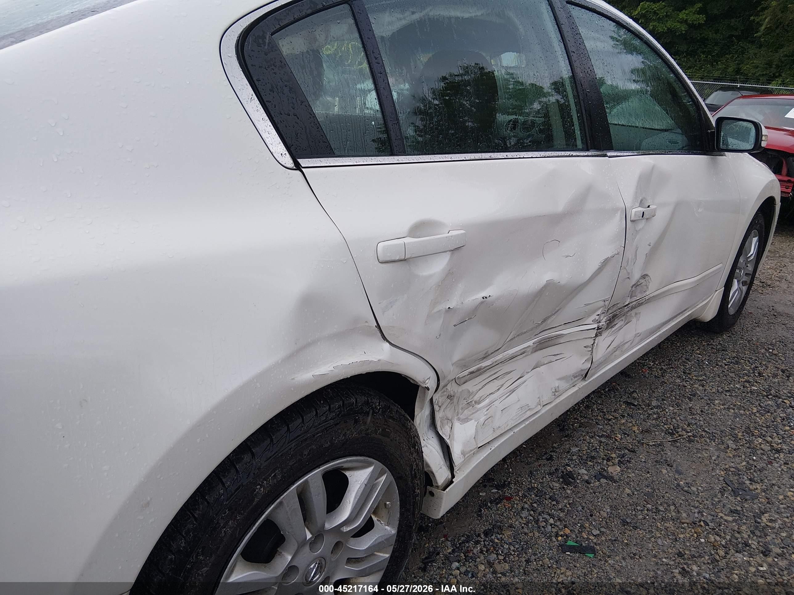 2011 Nissan Altima 2.5 S White vin: 1N4AL2AP9BN489044
