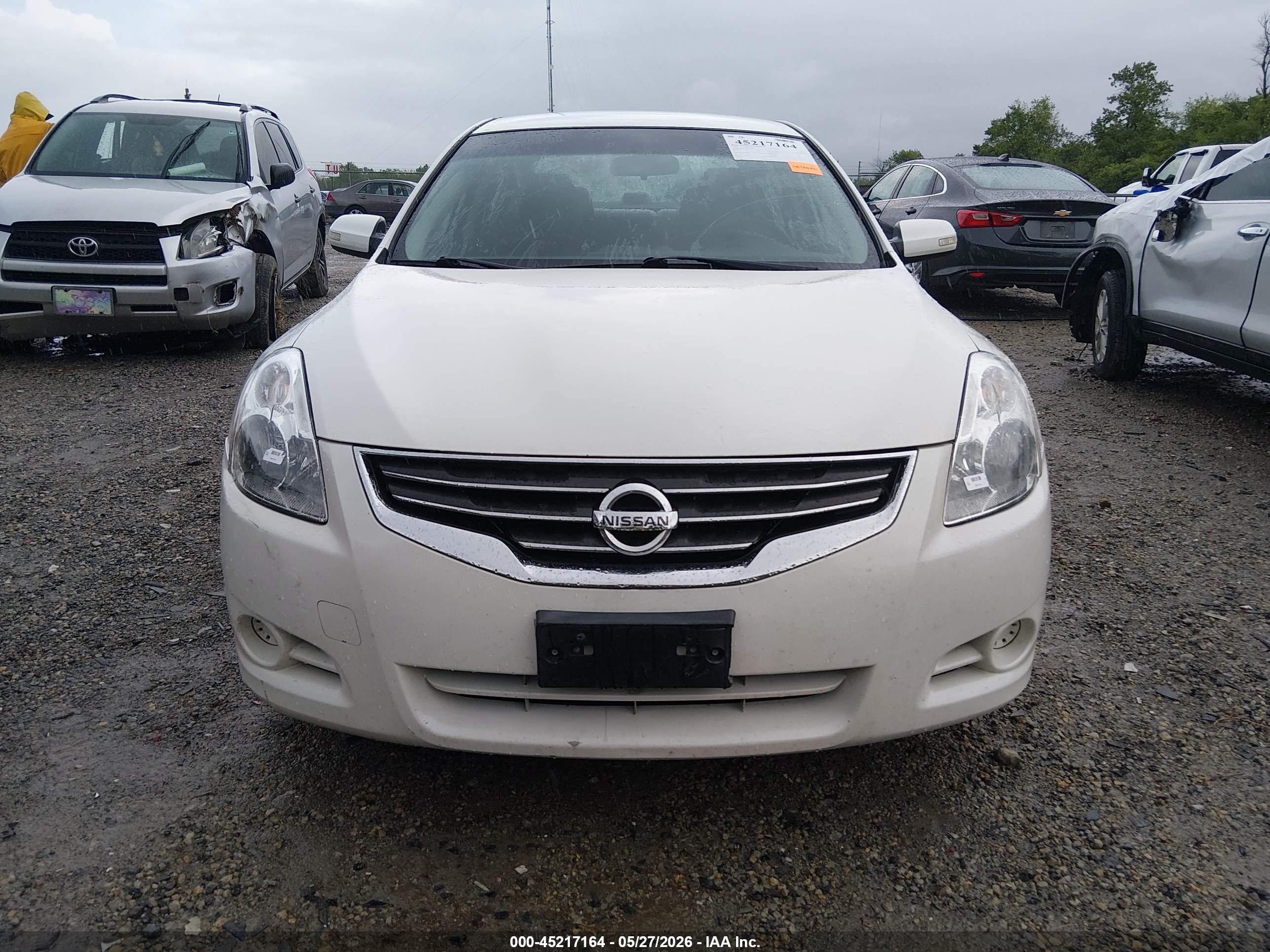 2011 Nissan Altima 2.5 S White vin: 1N4AL2AP9BN489044