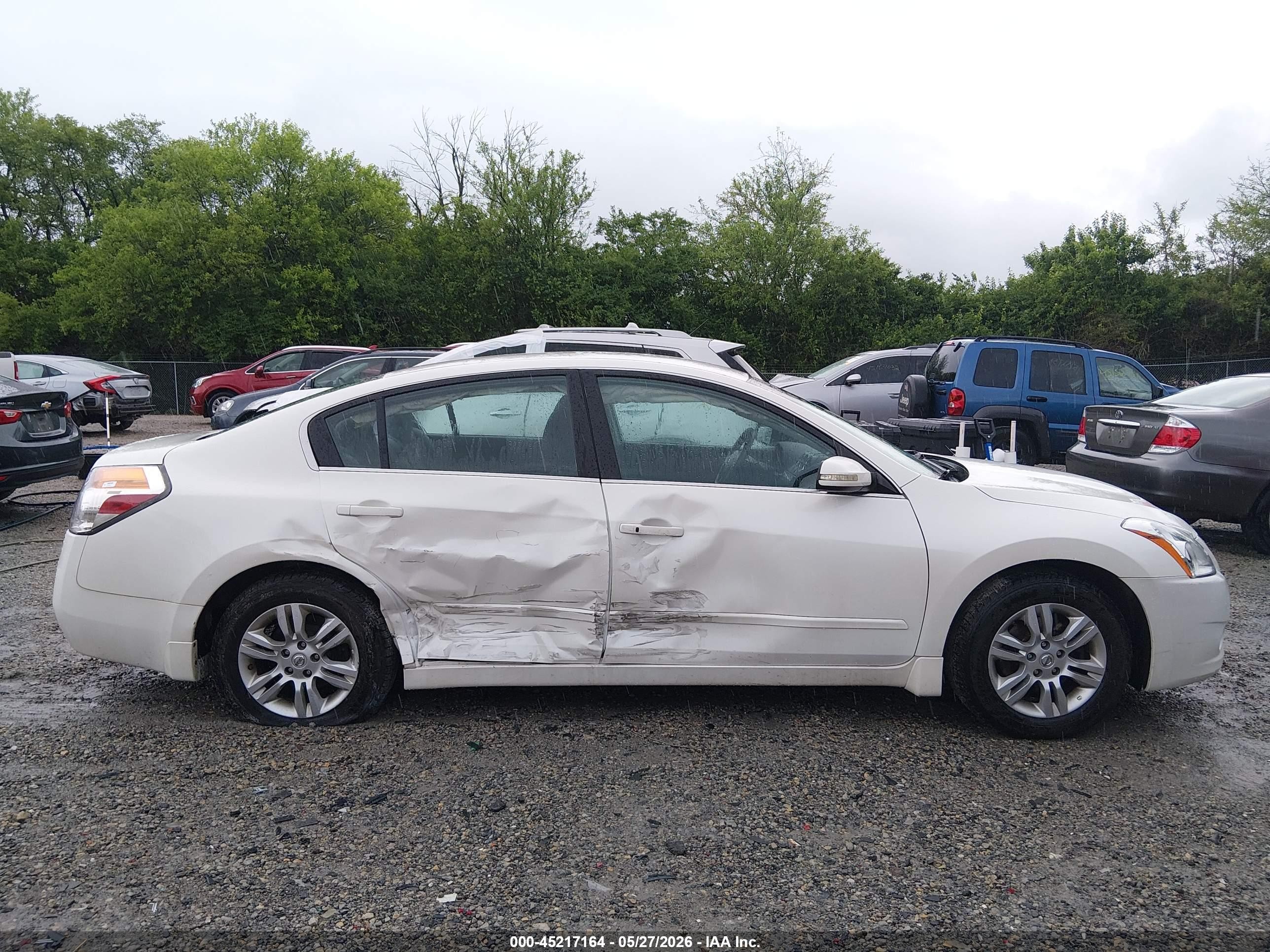 2011 Nissan Altima 2.5 S White vin: 1N4AL2AP9BN489044