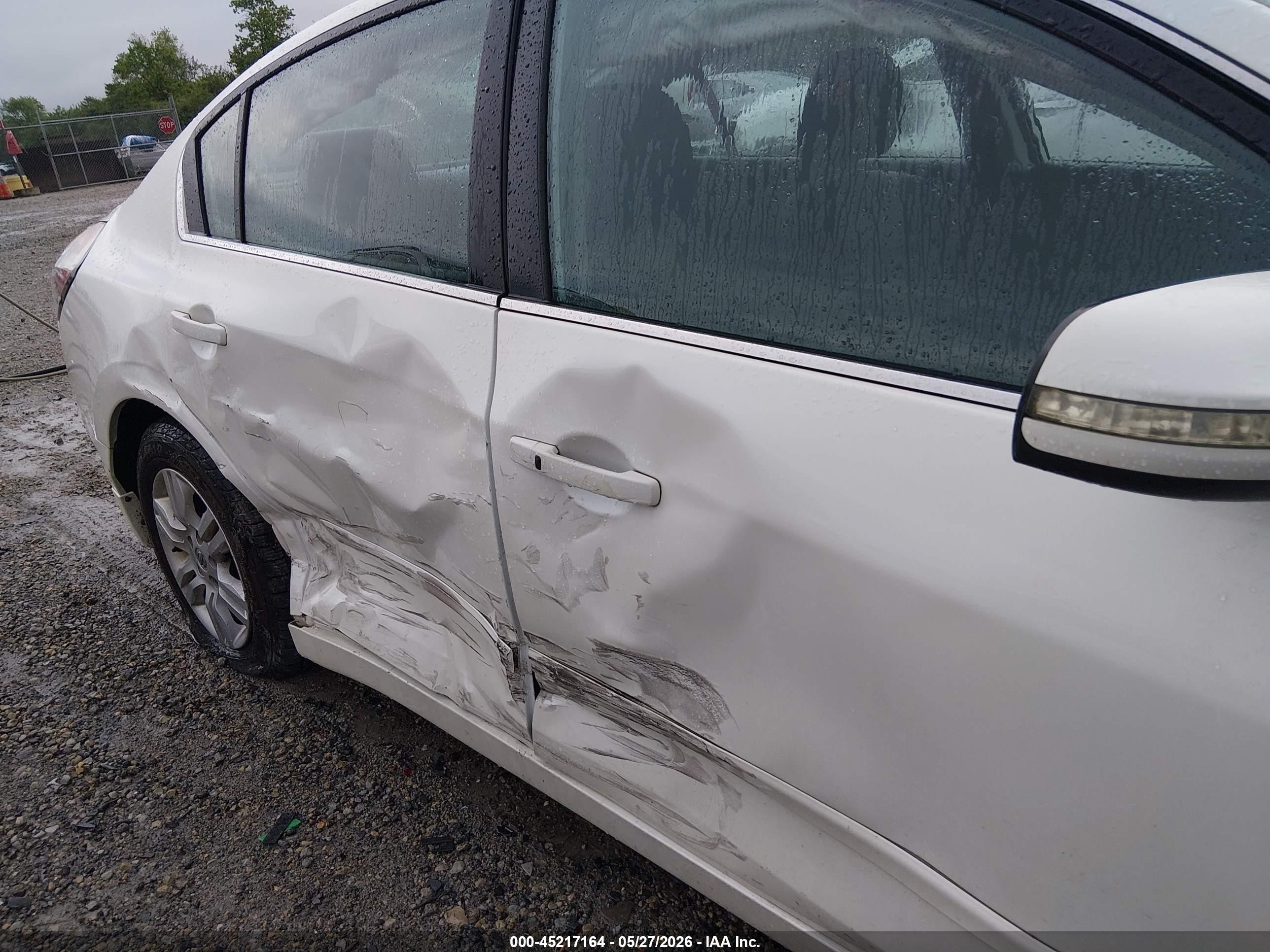 2011 Nissan Altima 2.5 S White vin: 1N4AL2AP9BN489044