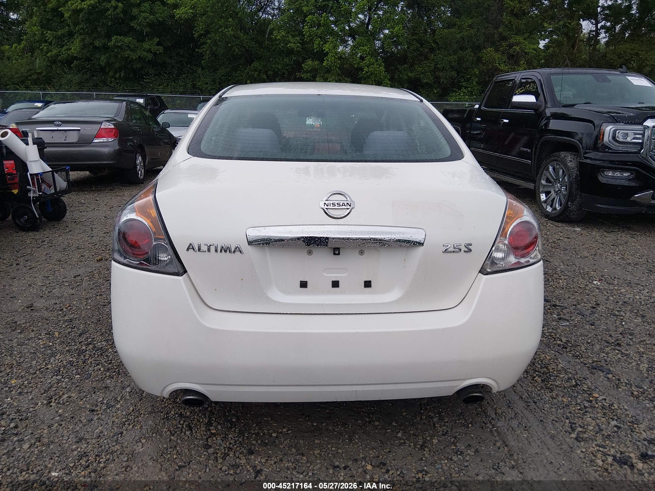 2011 Nissan Altima 2.5 S White vin: 1N4AL2AP9BN489044