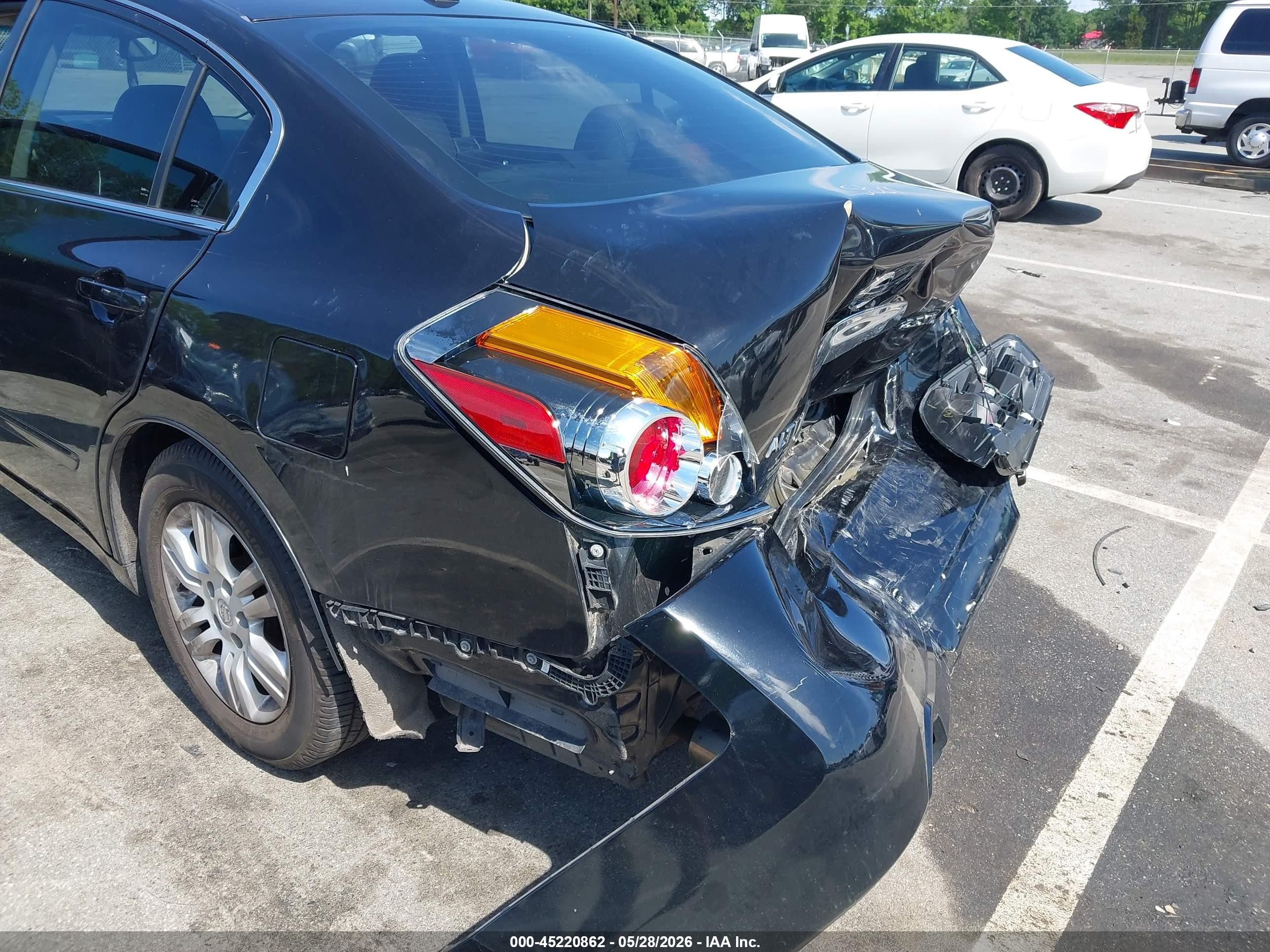 2012 Nissan Altima 2.5 S Black vin: 1N4AL2AP9CC129284