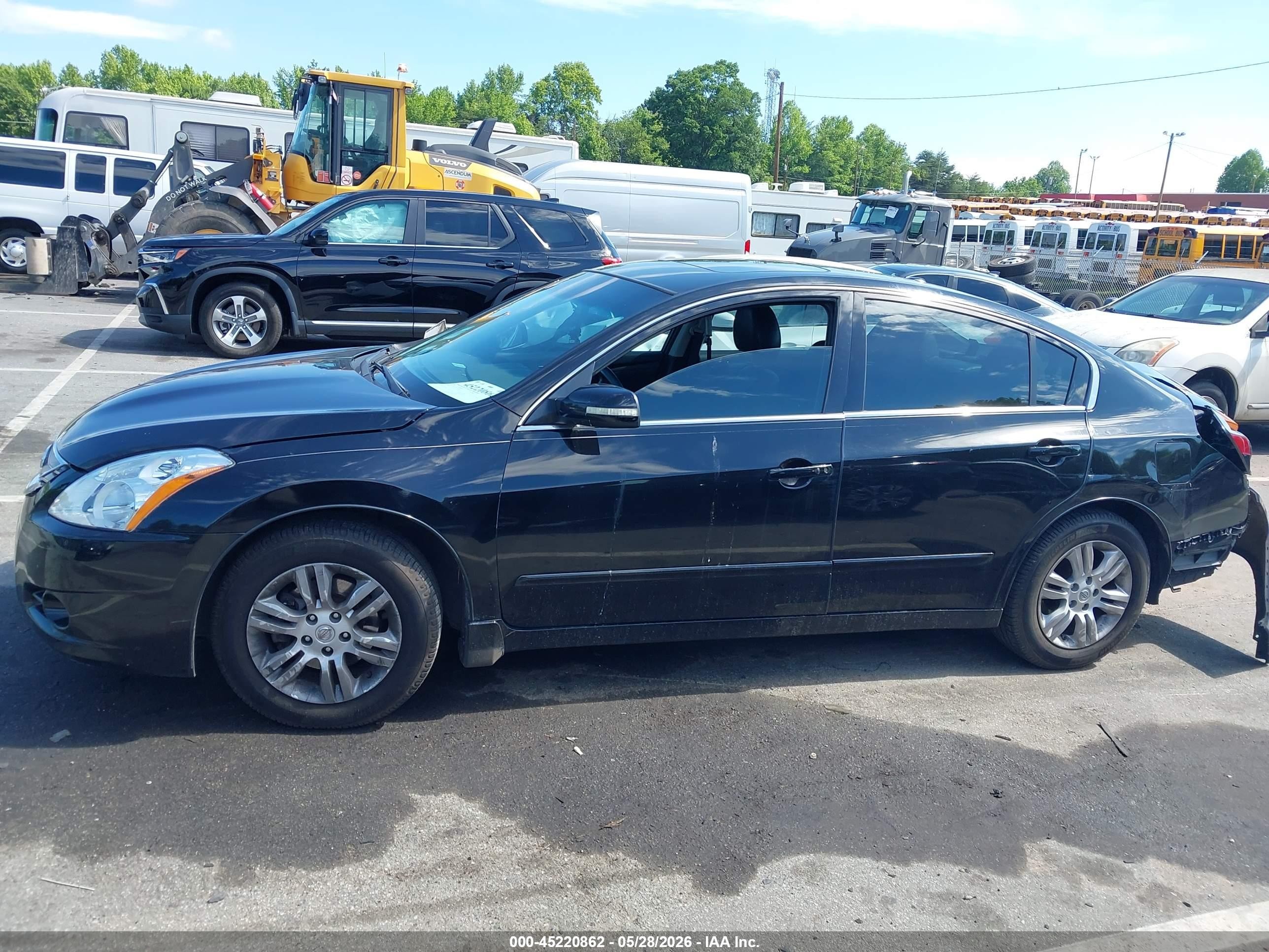 2012 Nissan Altima 2.5 S Black vin: 1N4AL2AP9CC129284