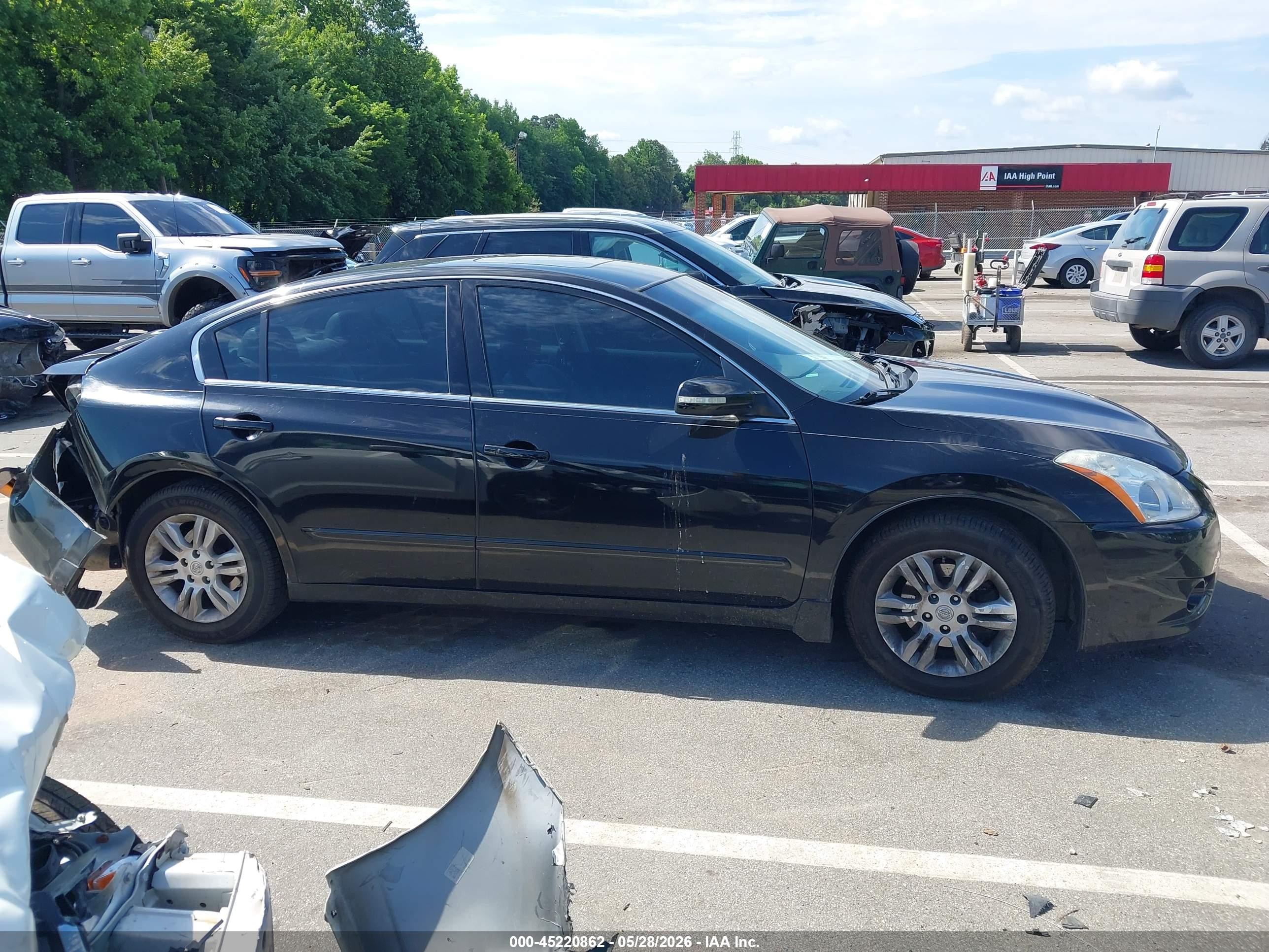 2012 Nissan Altima 2.5 S Black vin: 1N4AL2AP9CC129284