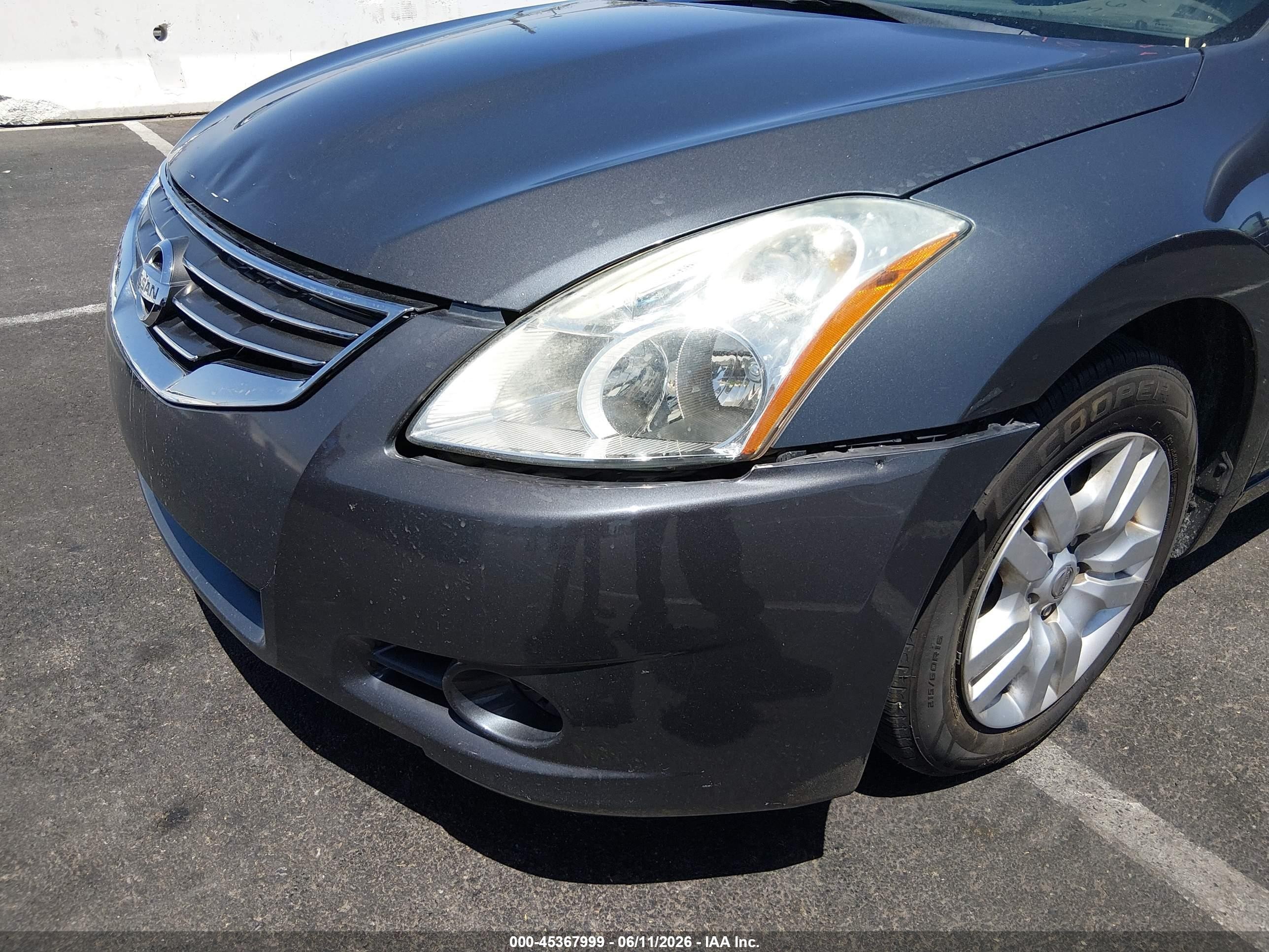 2012 Nissan Altima 2.5 S Gray vin: 1N4AL2AP9CC136431