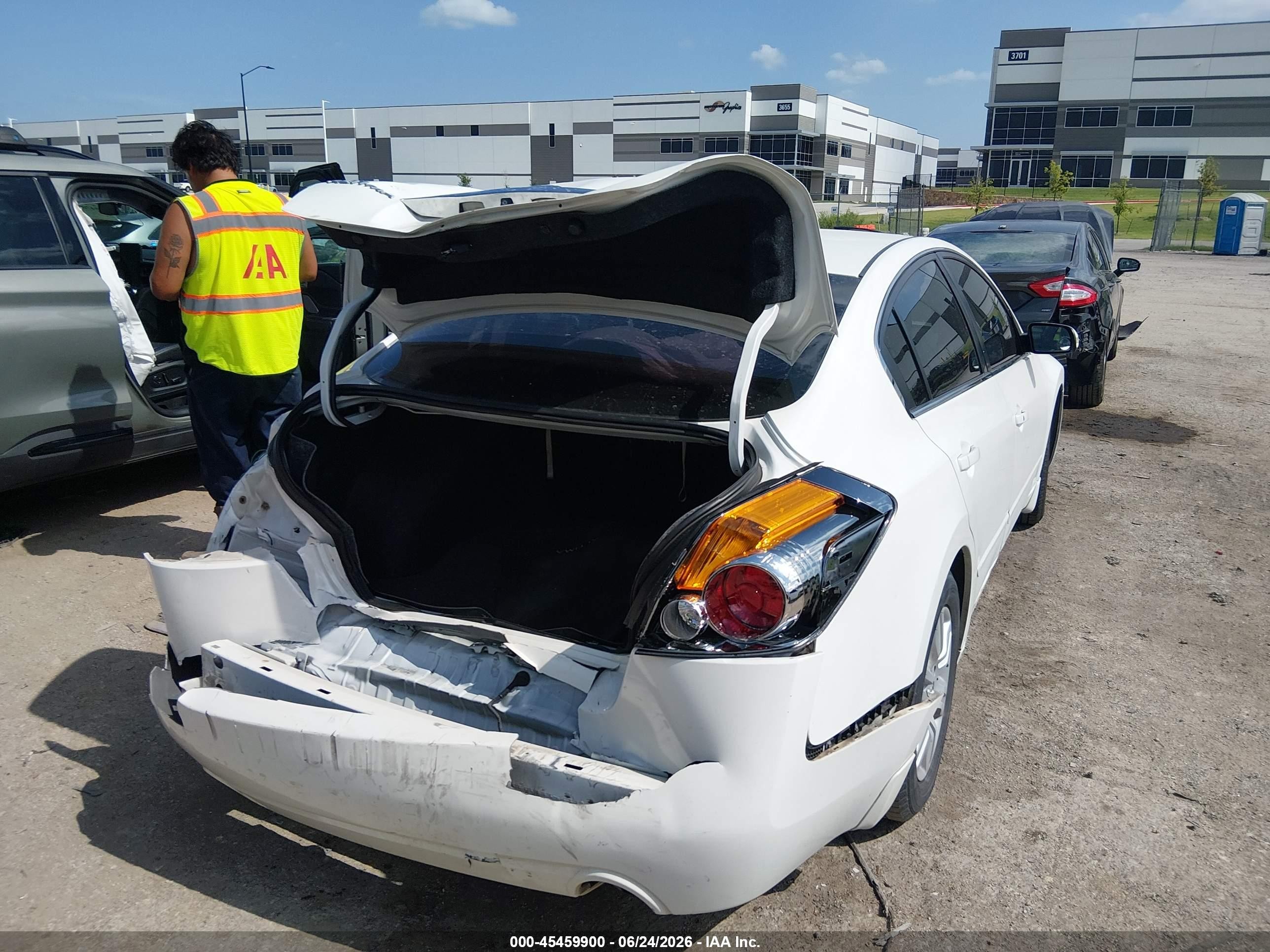 2012 Nissan Altima 2.5 S White vin: 1N4AL2AP9CC138244