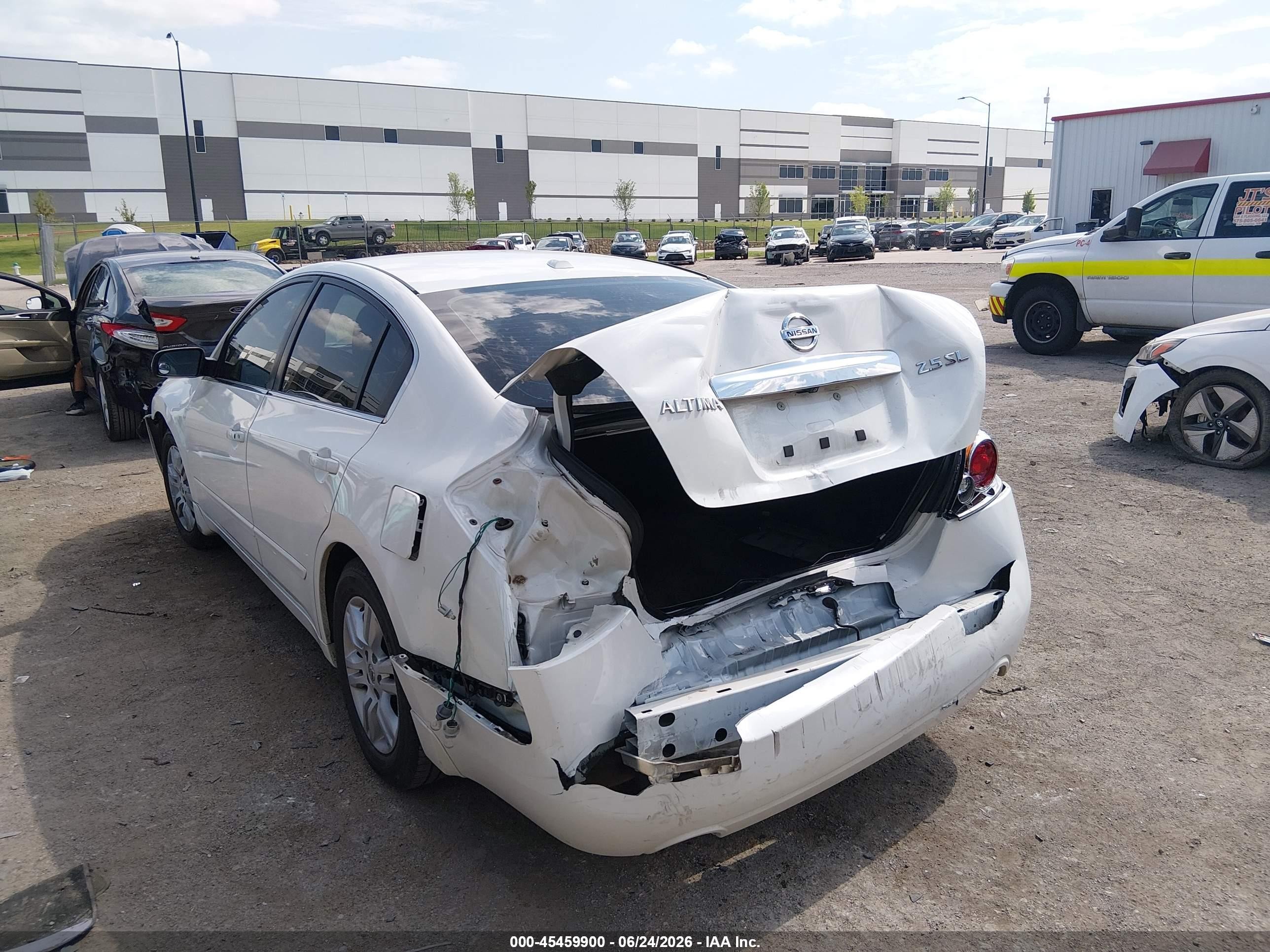 2012 Nissan Altima 2.5 S White vin: 1N4AL2AP9CC138244
