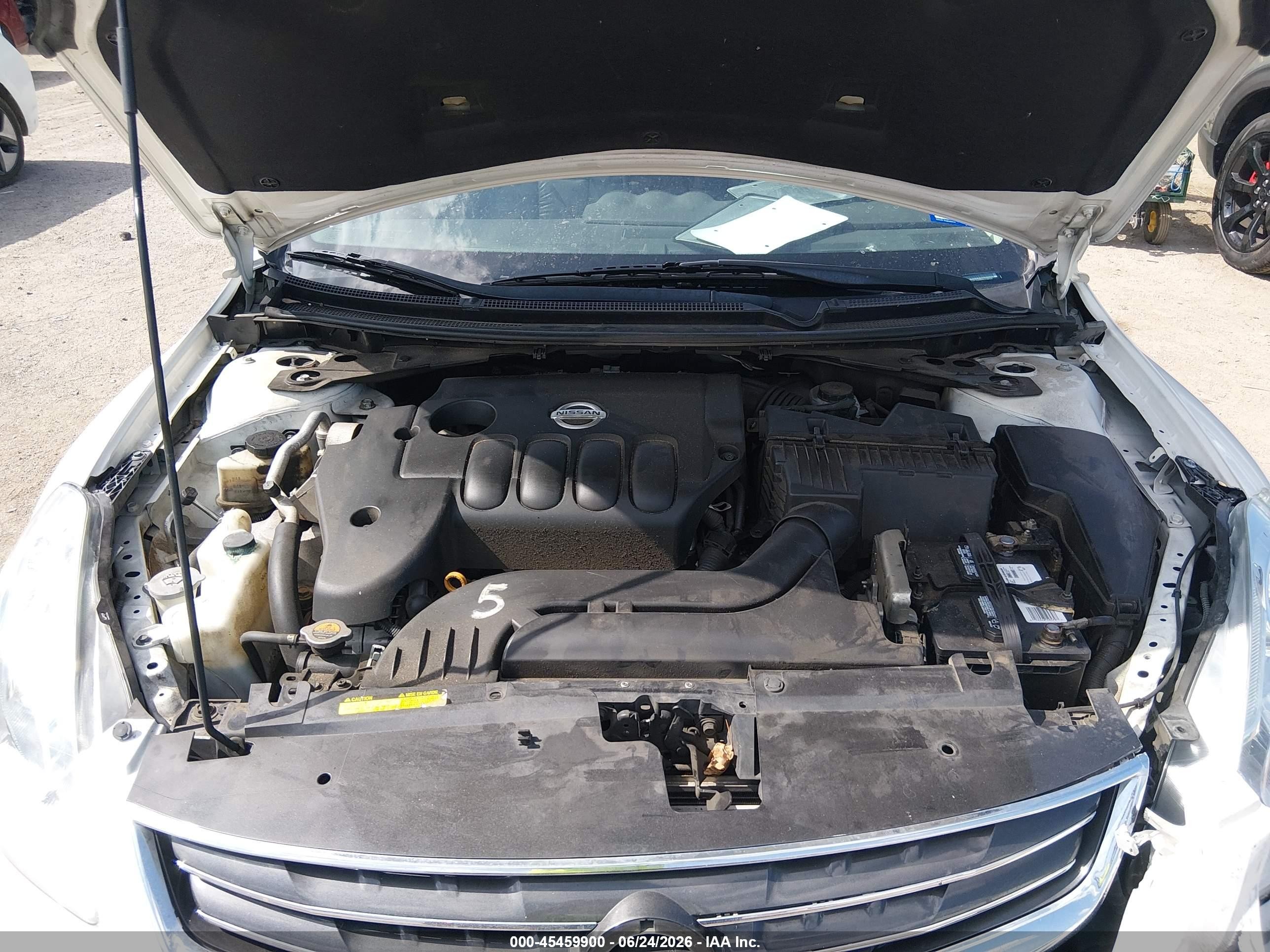 2012 Nissan Altima 2.5 S White vin: 1N4AL2AP9CC138244