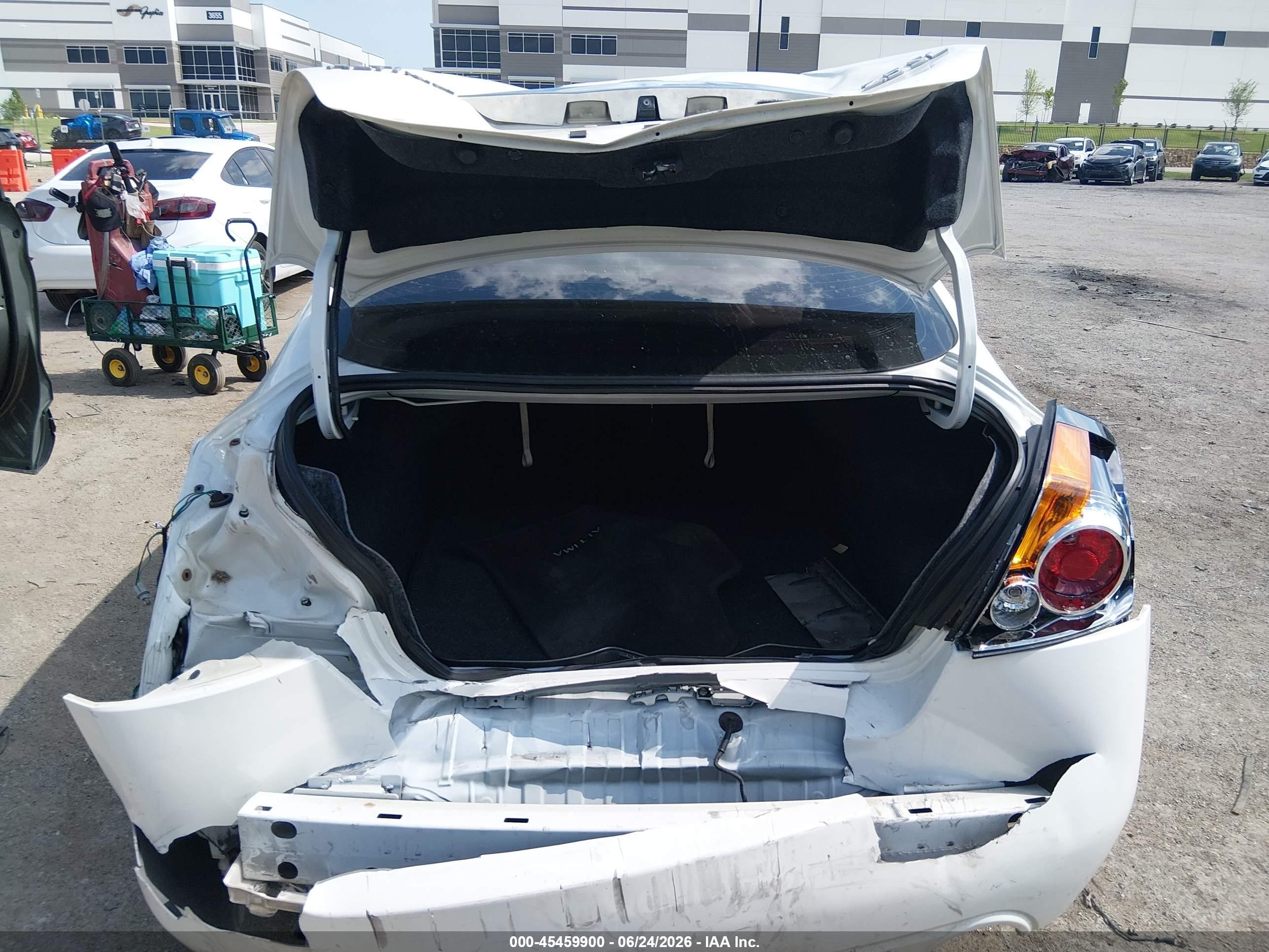 2012 Nissan Altima 2.5 S White vin: 1N4AL2AP9CC138244
