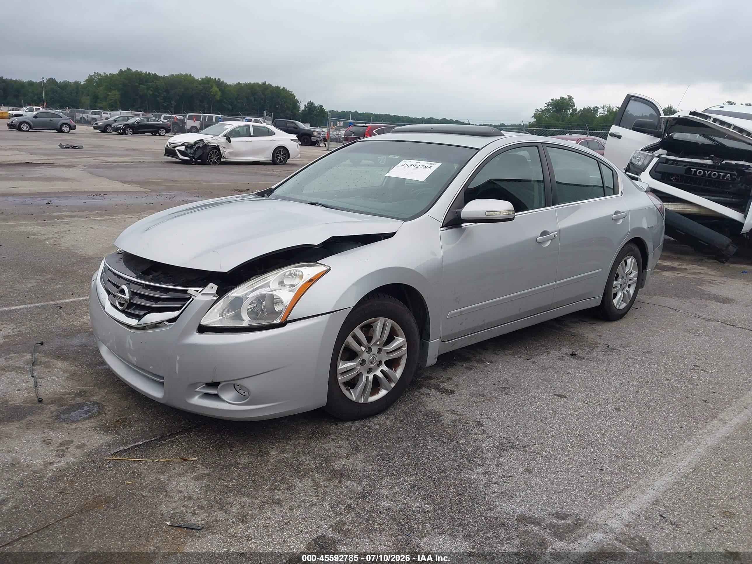 2012 Nissan Altima 2.5 S Silver vin: 1N4AL2AP9CC147767