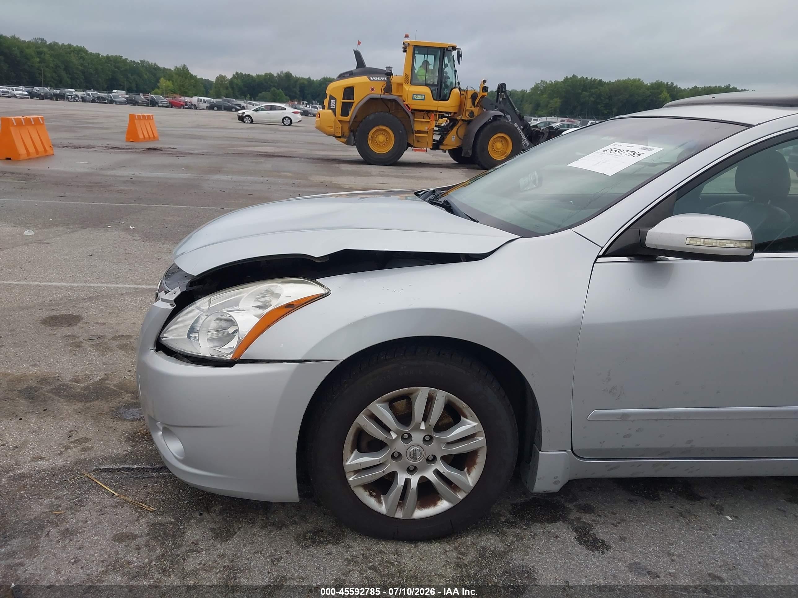 2012 Nissan Altima 2.5 S Silver vin: 1N4AL2AP9CC147767