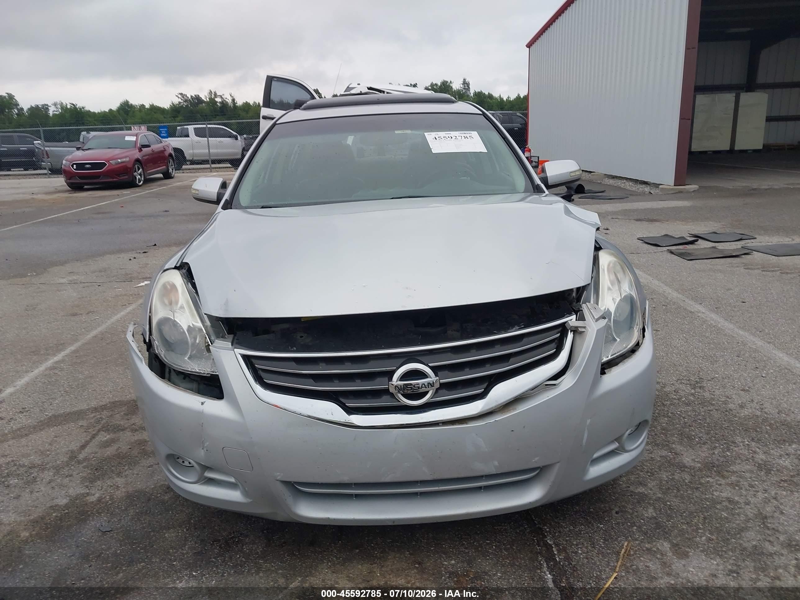 2012 Nissan Altima 2.5 S Silver vin: 1N4AL2AP9CC147767