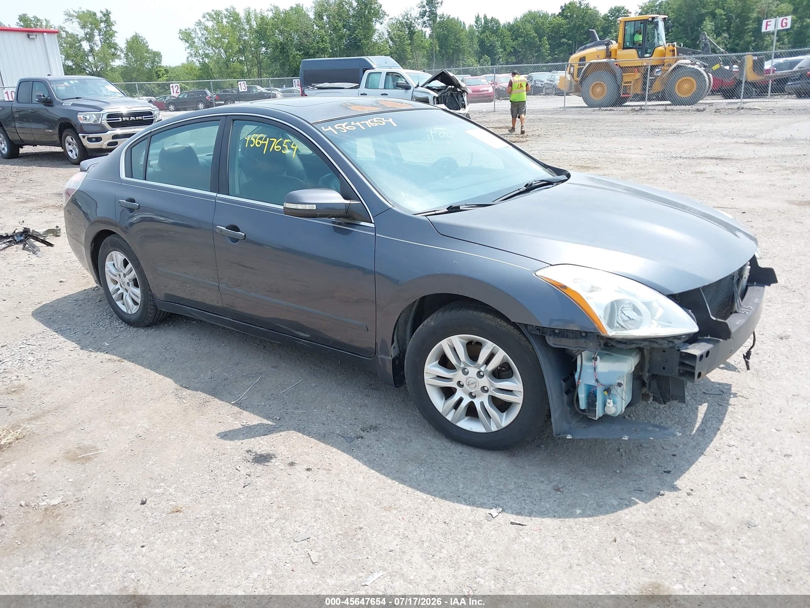 2012 Nissan Altima 2.5 S Серый vin: 1N4AL2AP9CC167615
