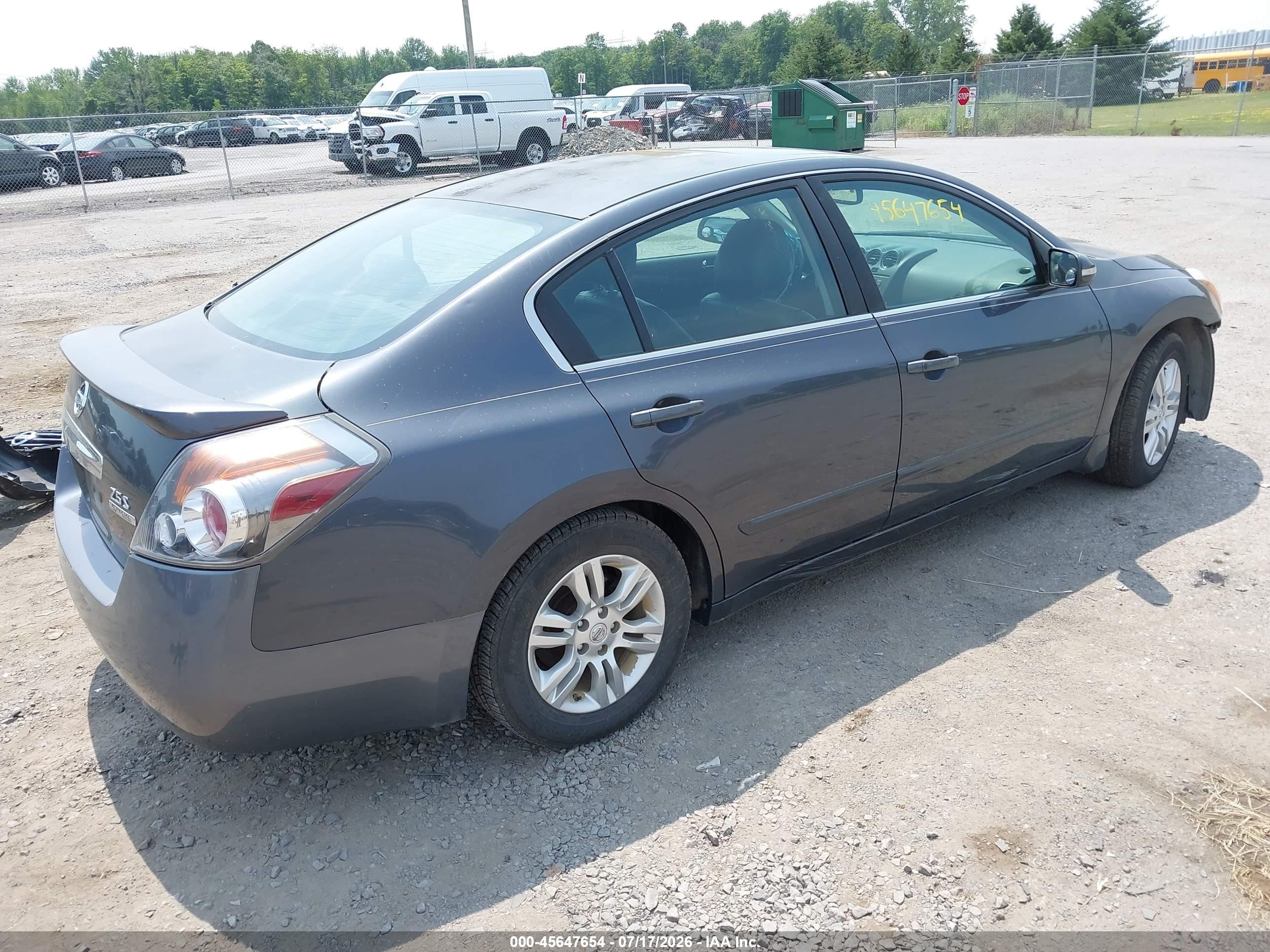 2012 Nissan Altima 2.5 S Серый vin: 1N4AL2AP9CC167615