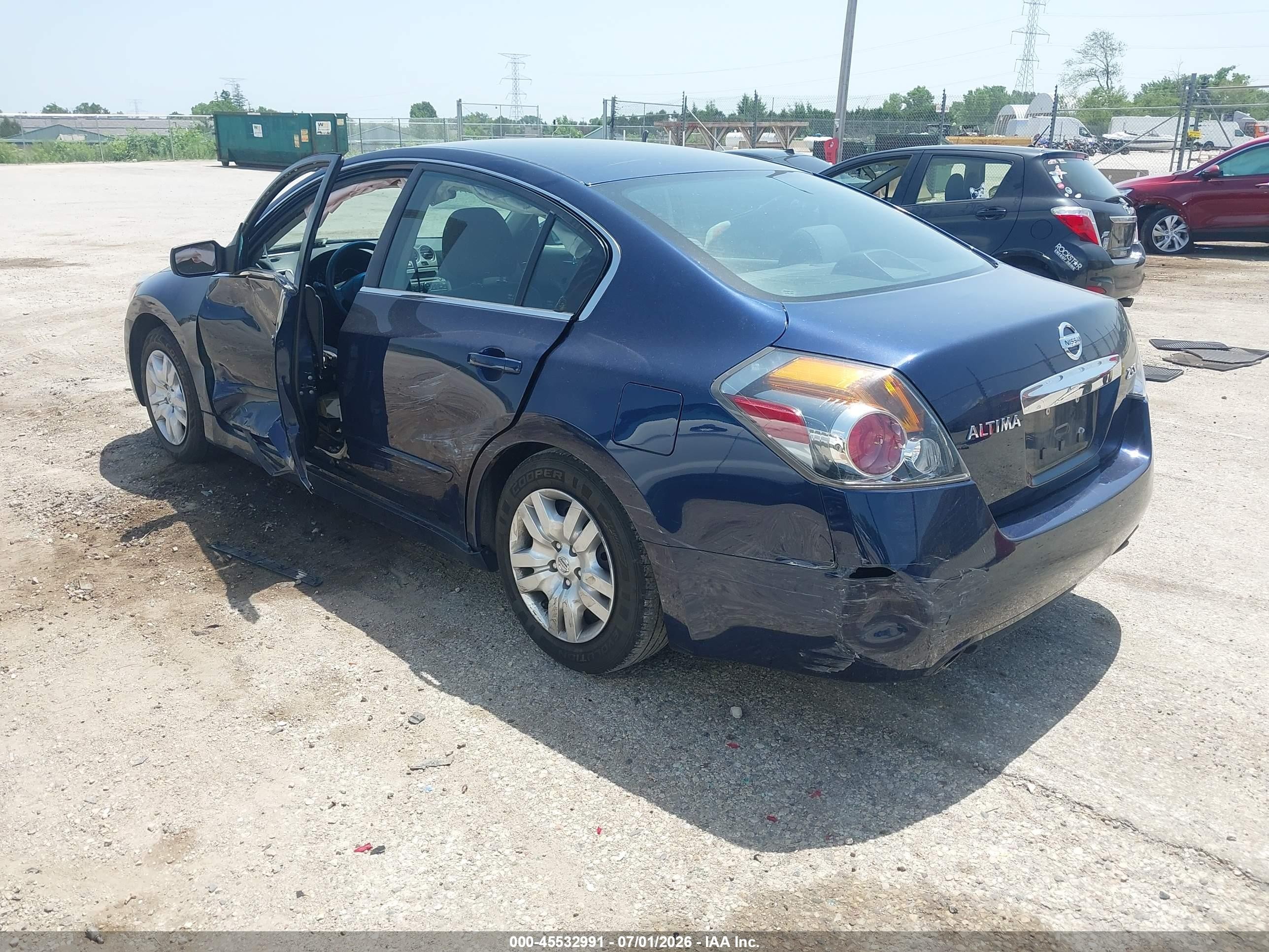 2012 Nissan Altima 2.5 S Black vin: 1N4AL2AP9CC170210