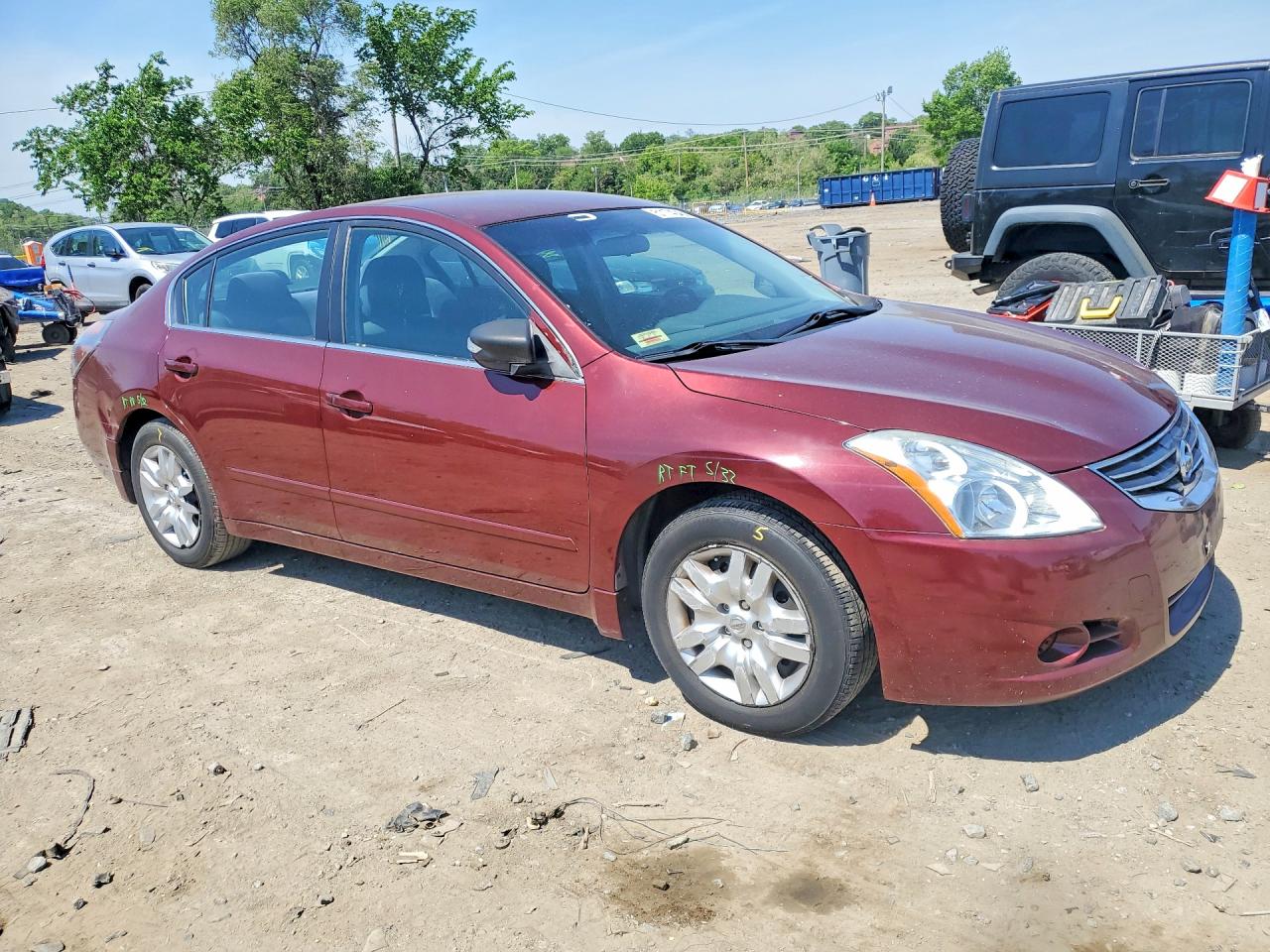 2012 Nissan Altima 2.5 Burgundy vin: 1N4AL2AP9CC178212