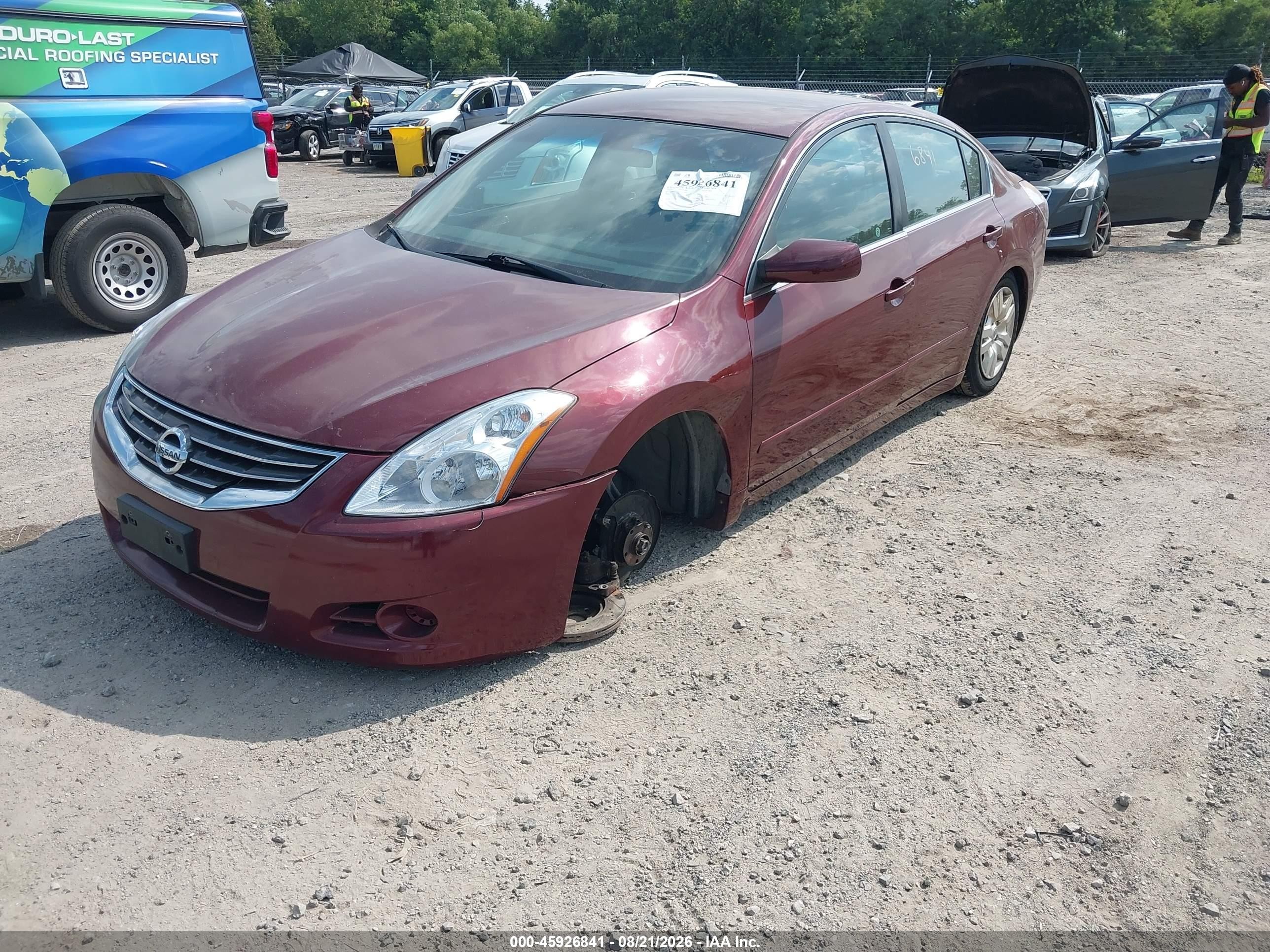2012 Nissan Altima 2.5 S Red vin: 1N4AL2AP9CC178663