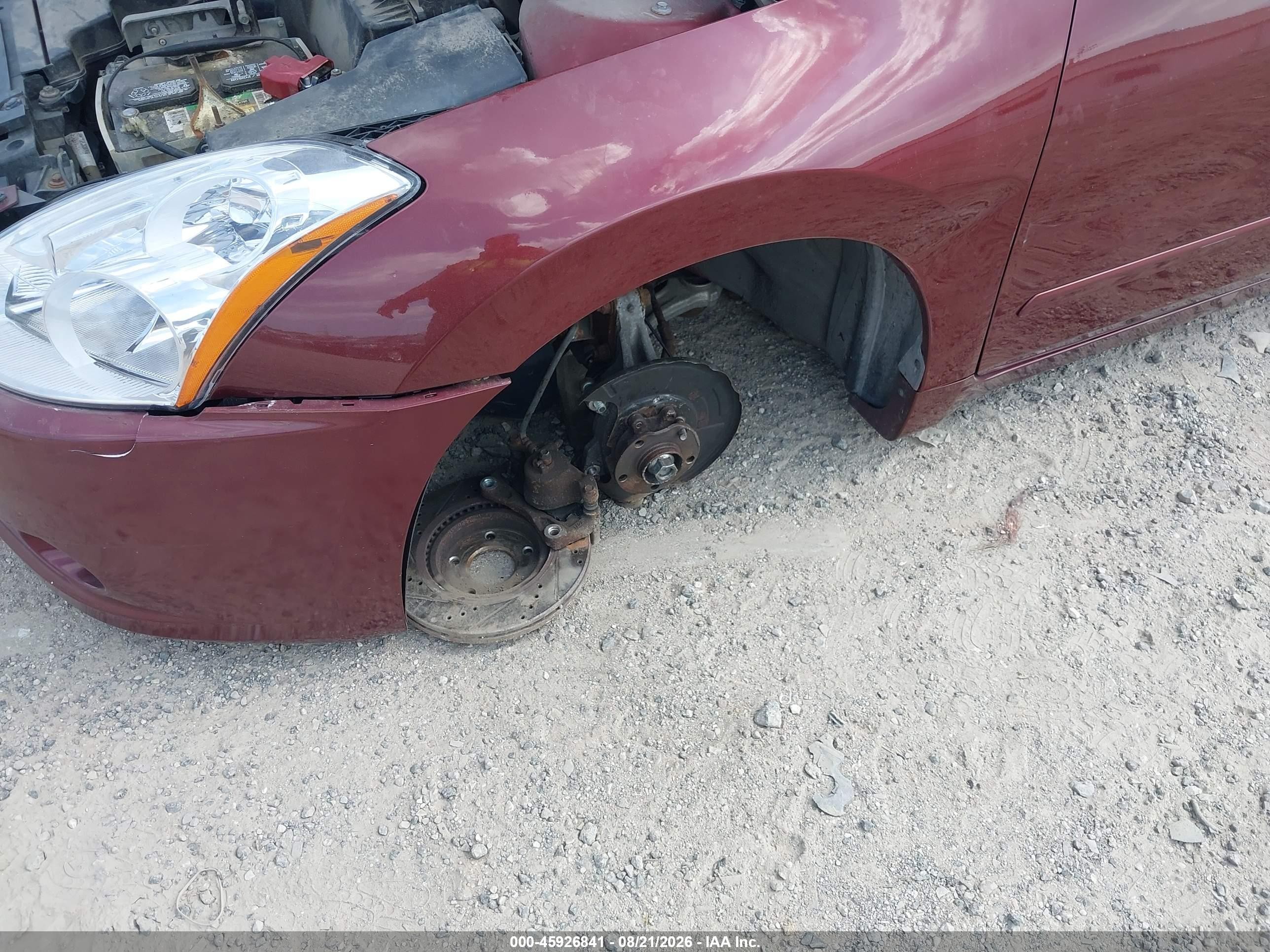 2012 Nissan Altima 2.5 S Red vin: 1N4AL2AP9CC178663