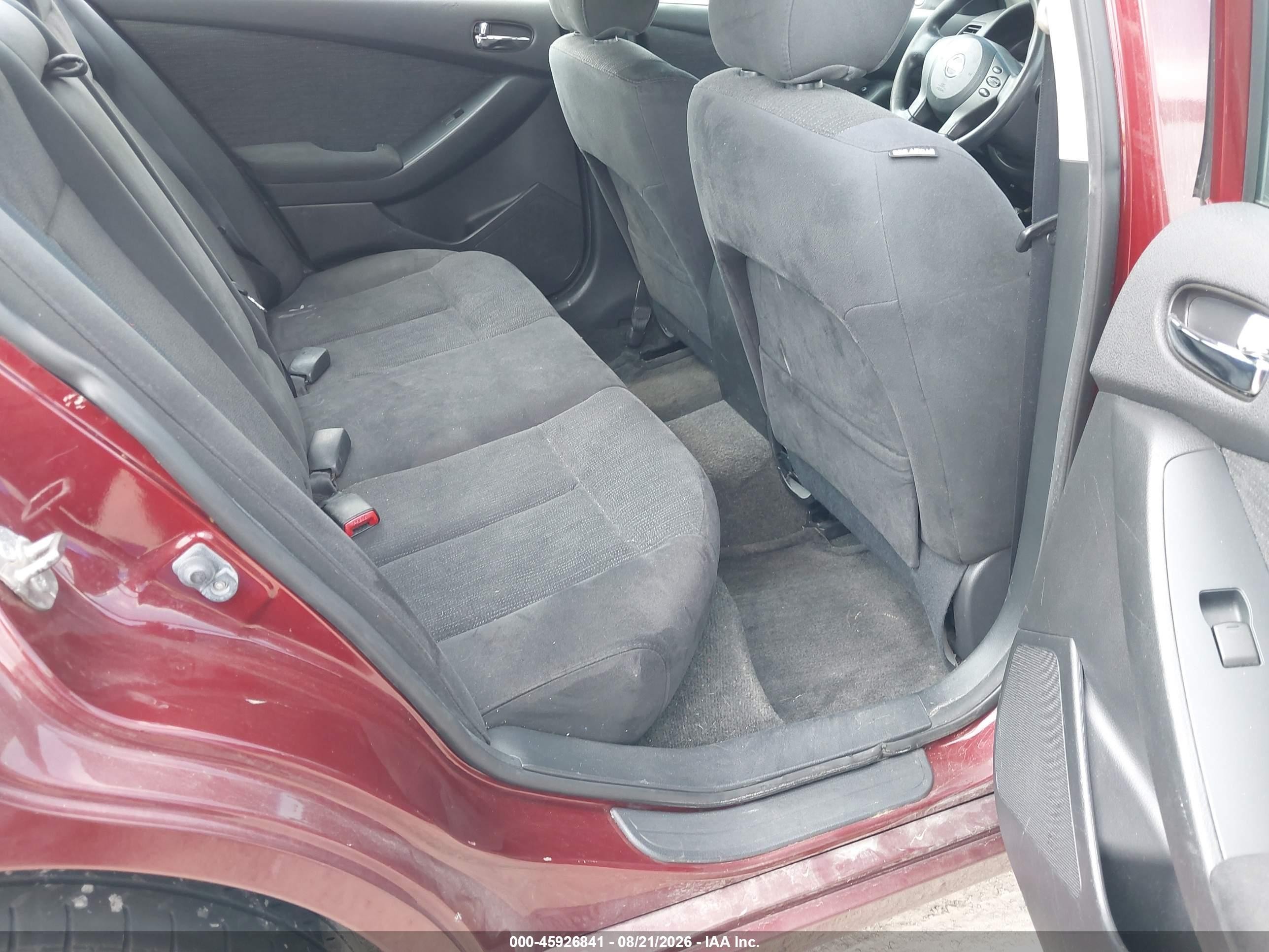 2012 Nissan Altima 2.5 S Red vin: 1N4AL2AP9CC178663