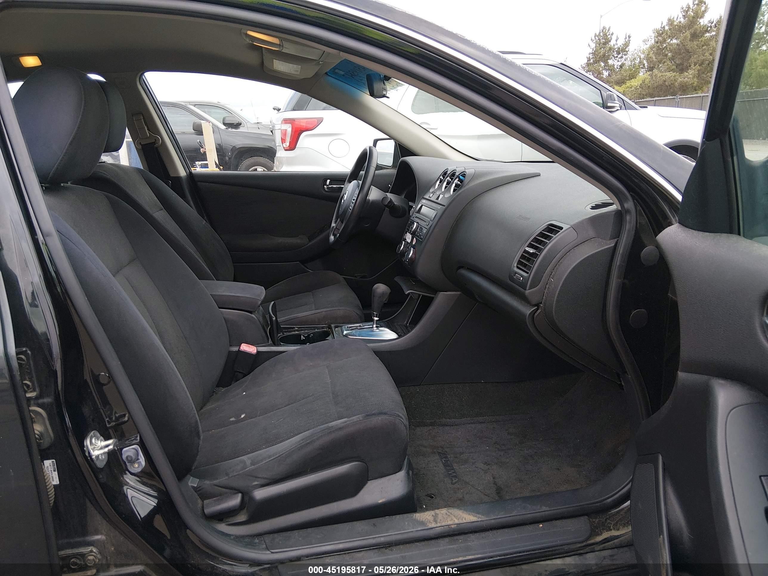 2012 Nissan Altima 2.5 S Black vin: 1N4AL2AP9CC222757