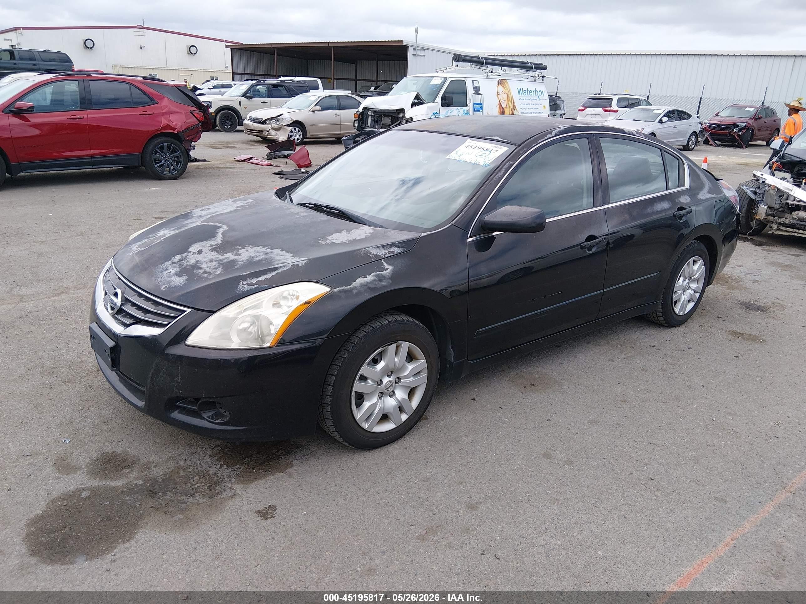 2012 Nissan Altima 2.5 S Black vin: 1N4AL2AP9CC222757